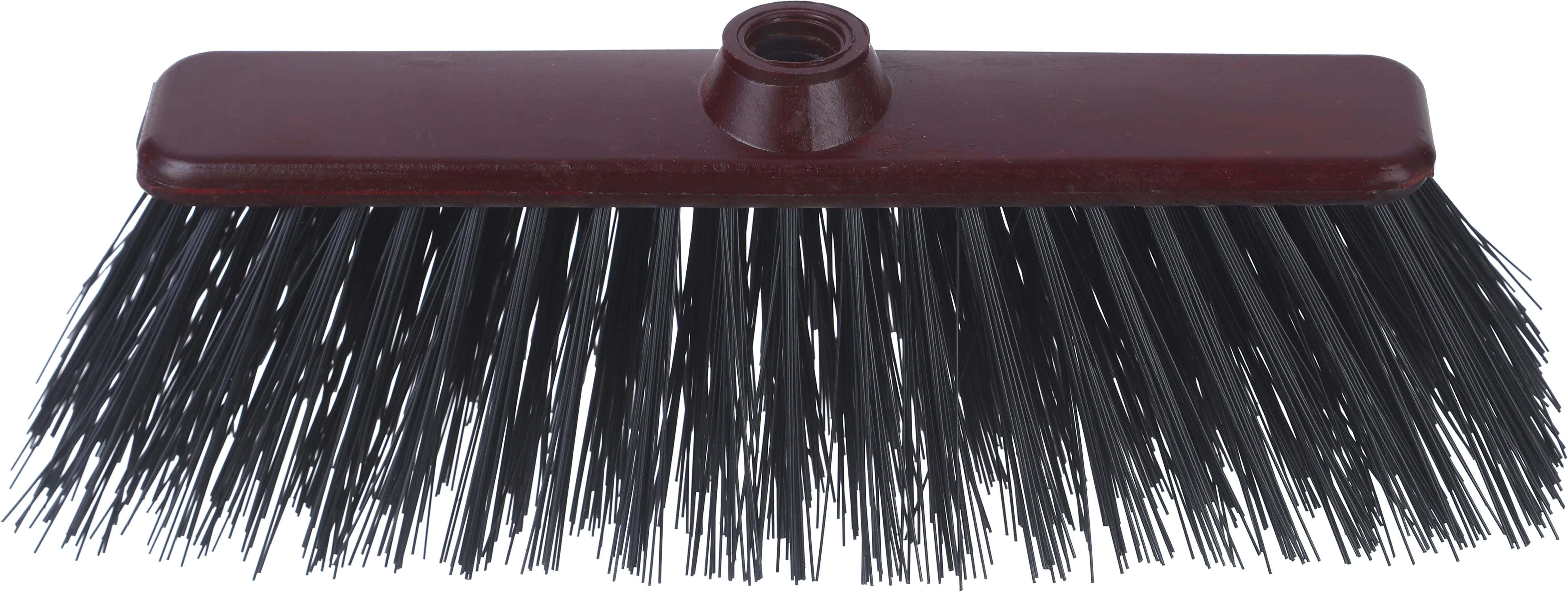 El Helal & Star Plastic Cleaning Brush, 28 cm, without Handle - Black Brown