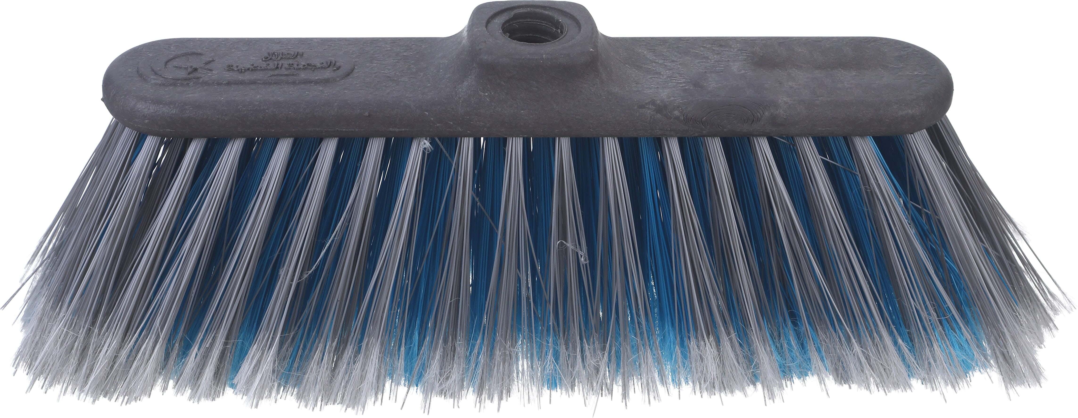 El Helal & Star Plastic Cleaning Brush, 24 cm, without Handle - Grey Blue