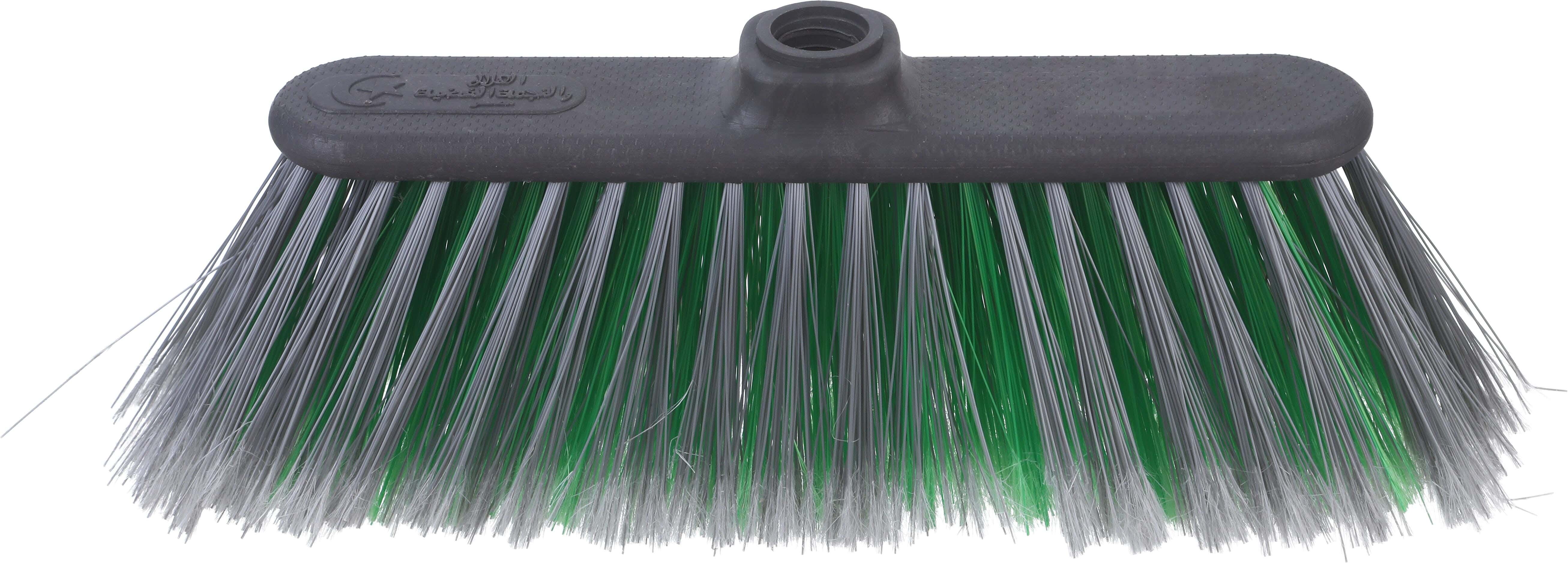El Helal & Star Plastic Cleaning Brush, 24 cm, without Handle - Grey Green