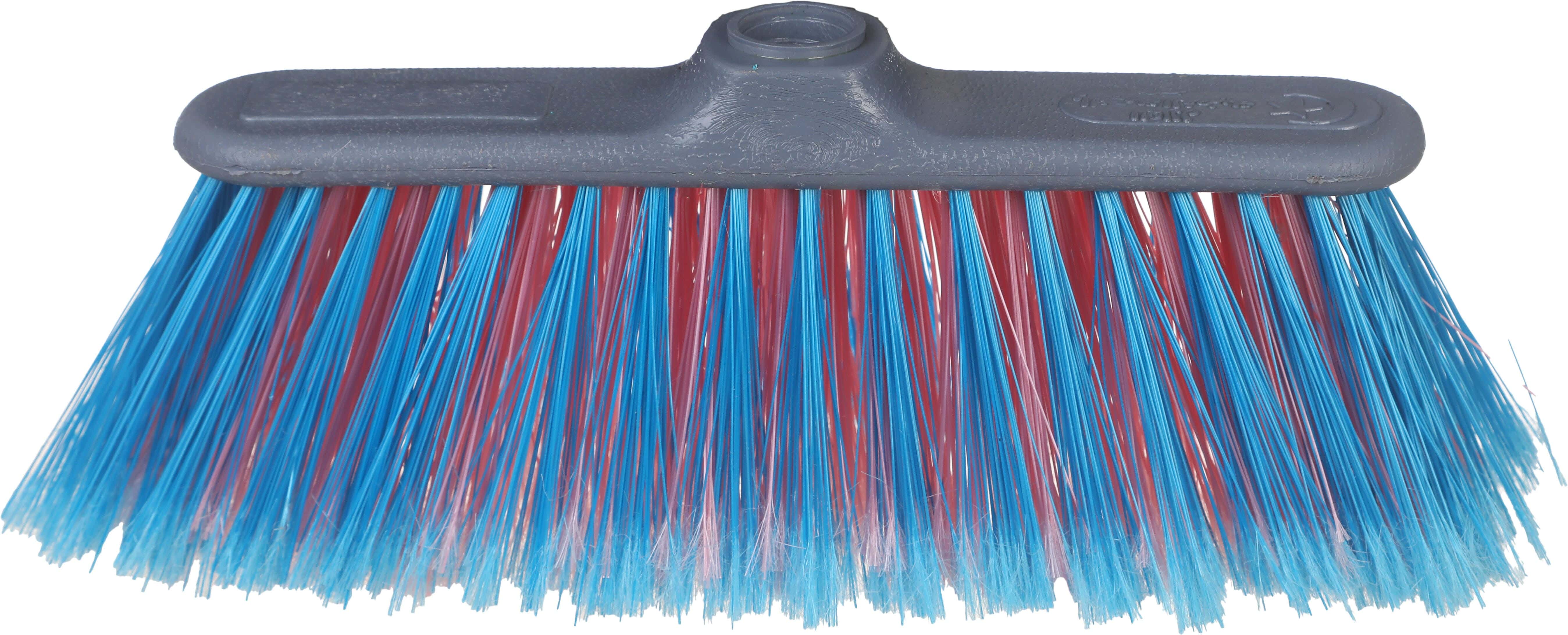 El Helal & Silver Star Plastic Soft Floor Cleaning Brush, 24 cm - Multicolor