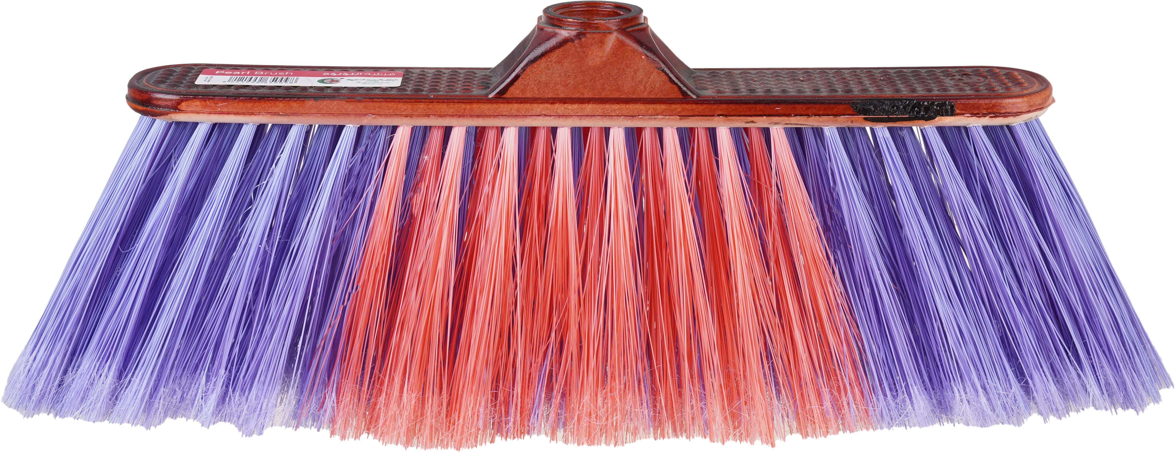 El Helal & Silver Star Plastic Cleaning Brush, 27 cm - Mauve Red