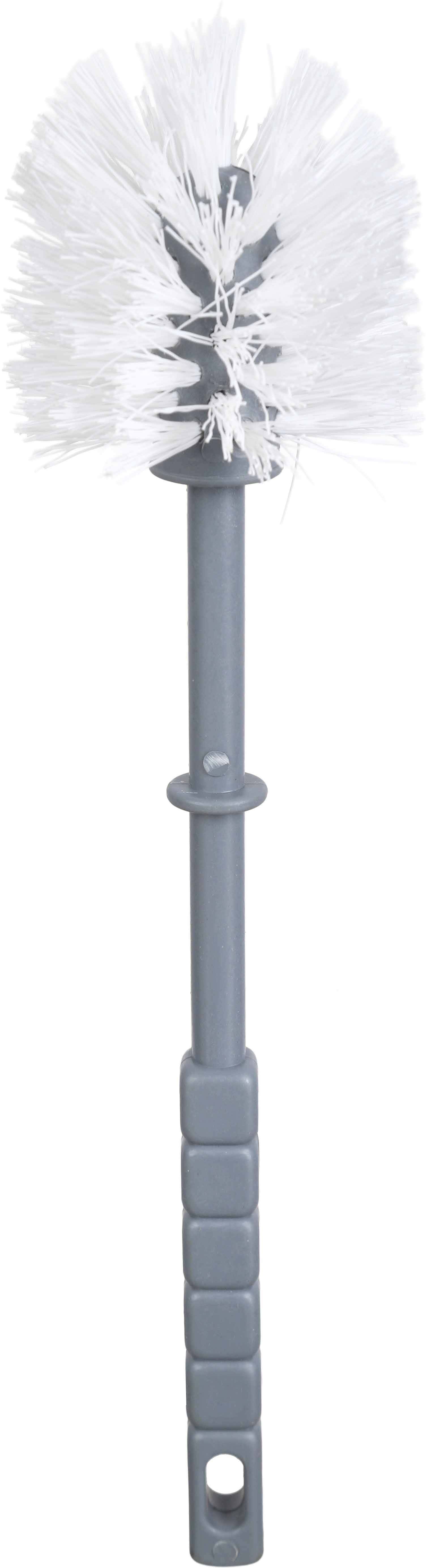 El Helal & Star Plastic Toilet Cleaning Brush, 33 cm - Grey White