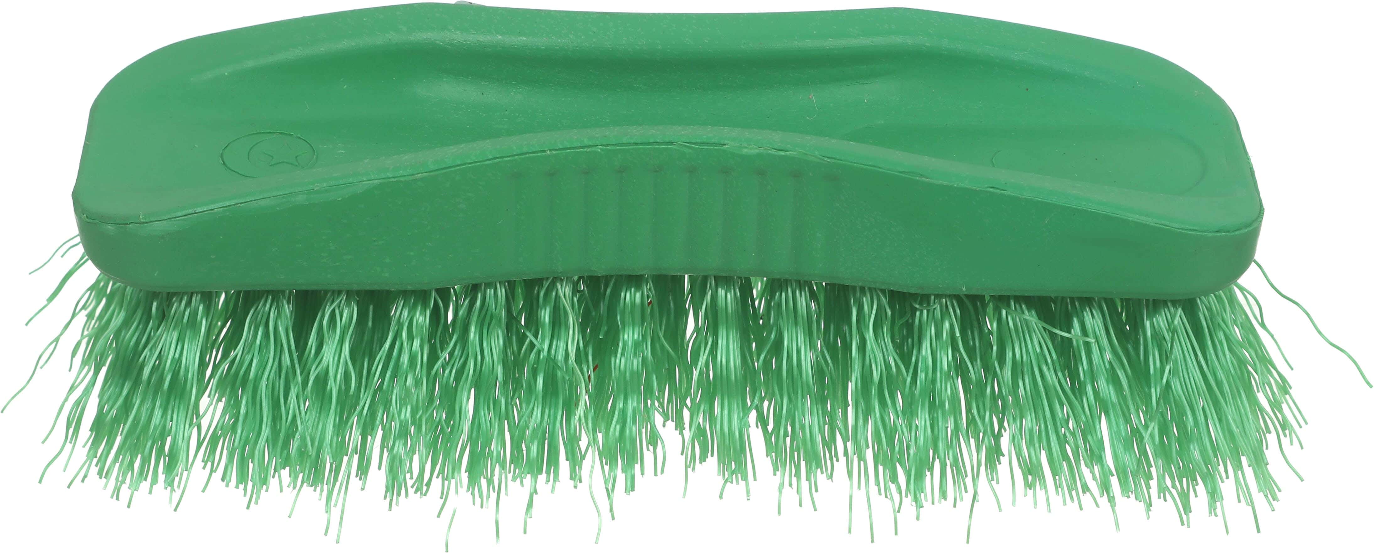 El Helal & Star Tile And Carpet Brush, 17 cm - Green