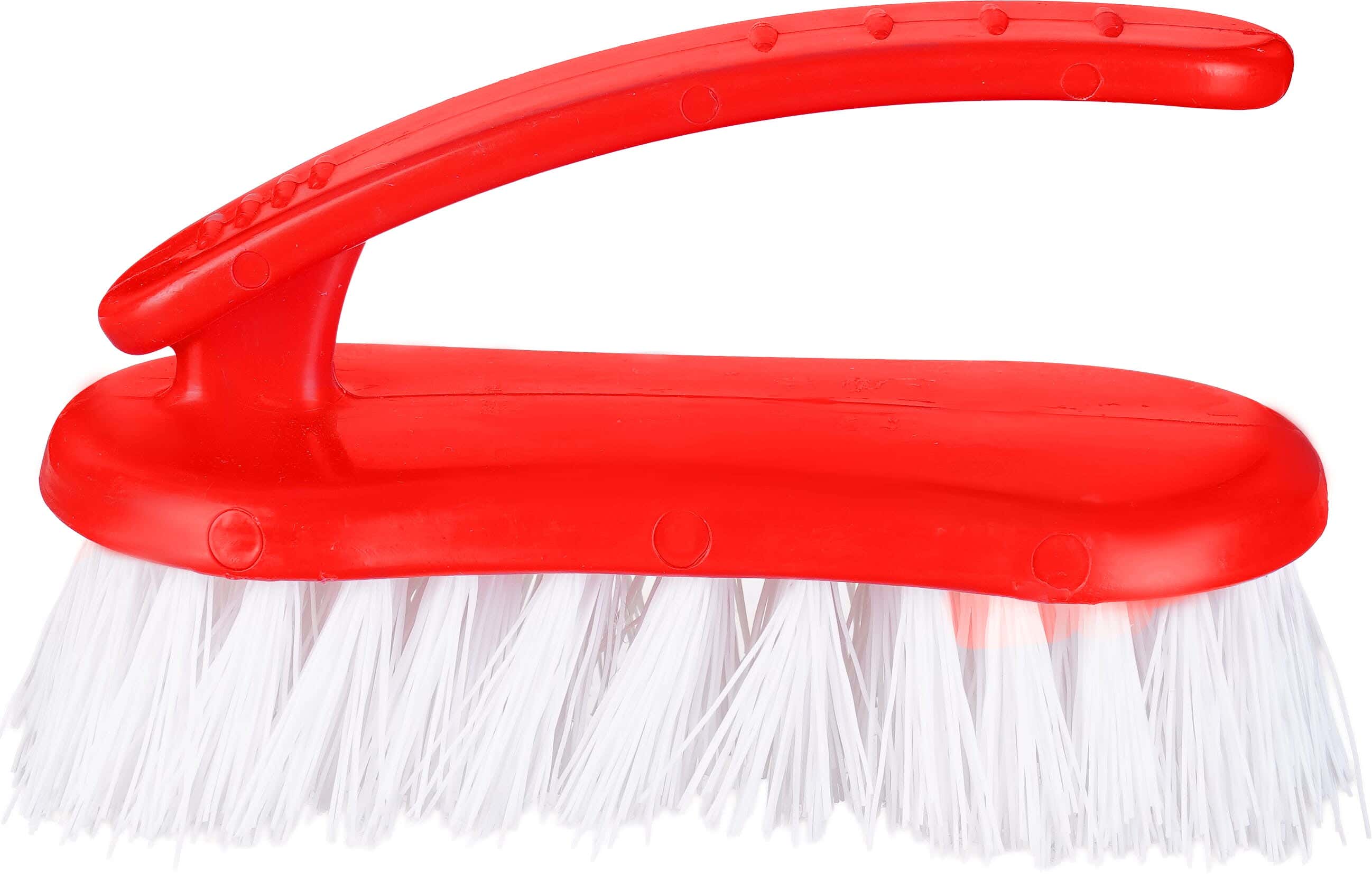El Helal & Star Plastic Floor Brush, 13 cm - Red White