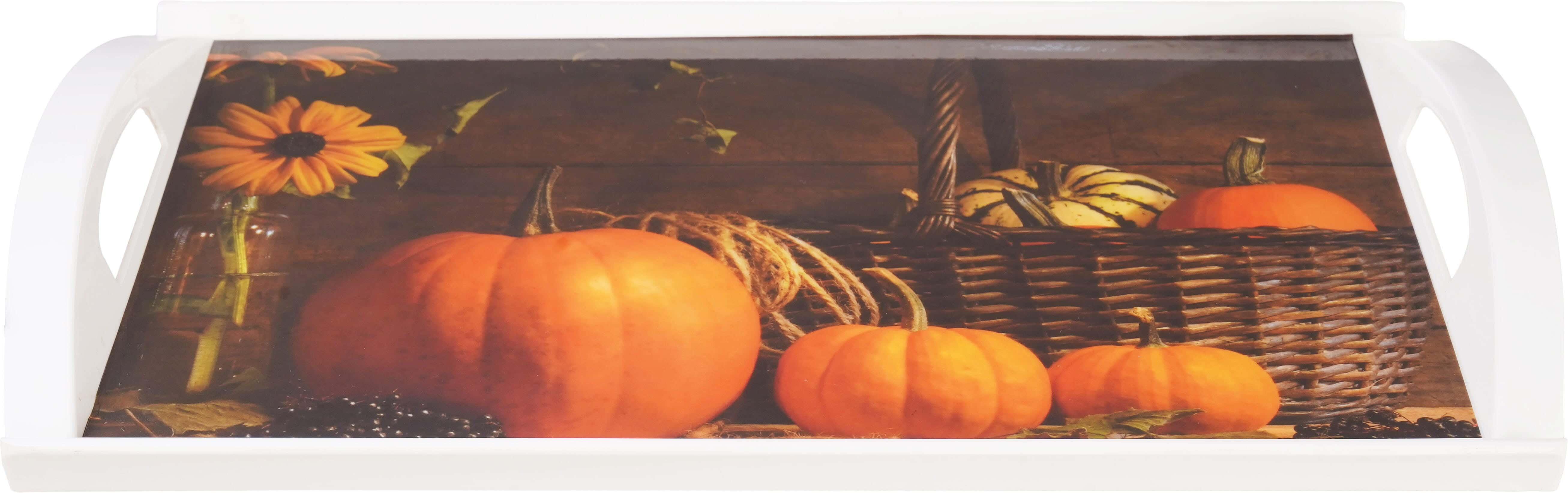 Al Shreif Rectangular Melamine Serving Tray, 51.5×31.1×5.3 cm - Multicolor