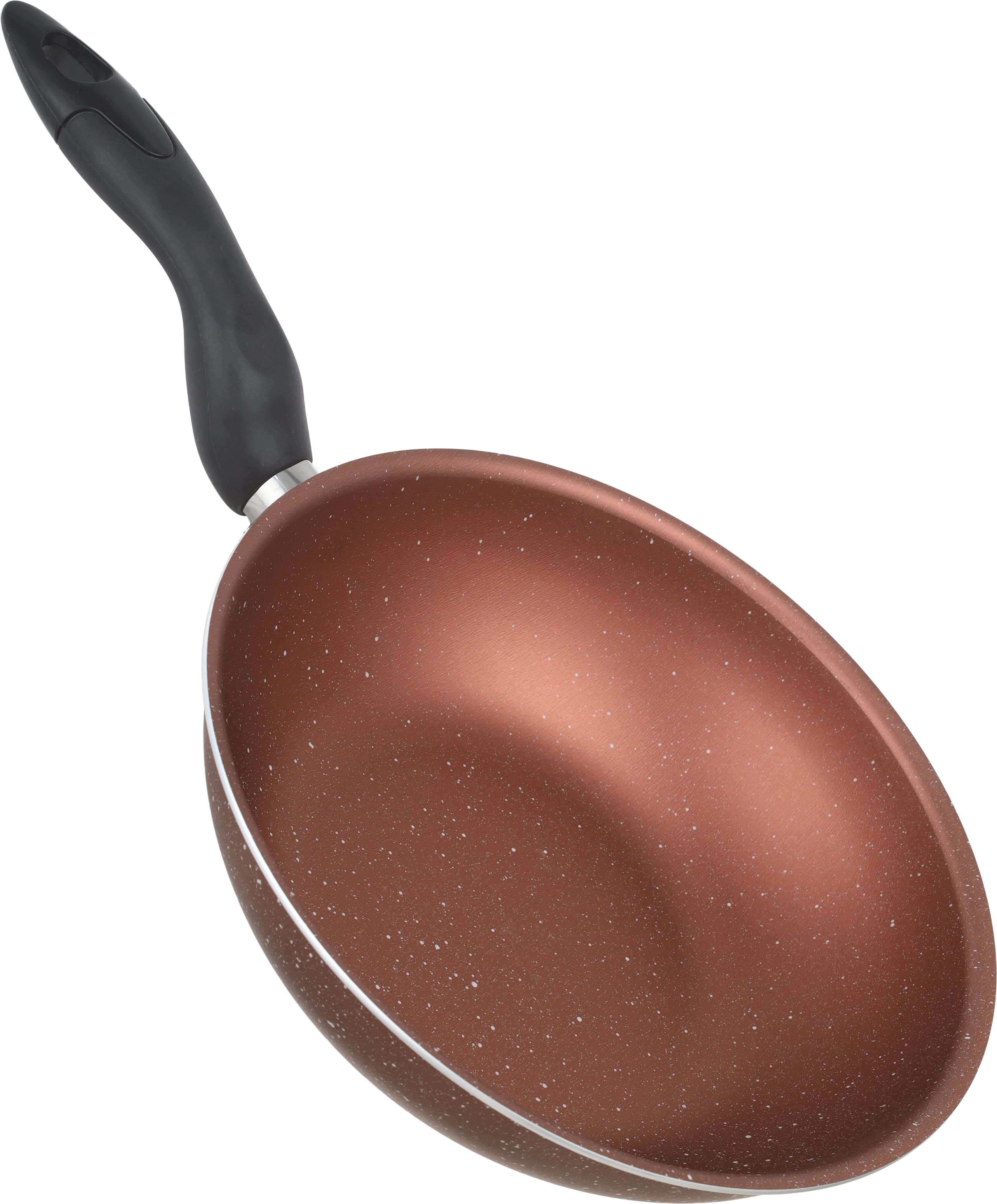 Truval Teflon Deep Fryer, 24 cm - Copper