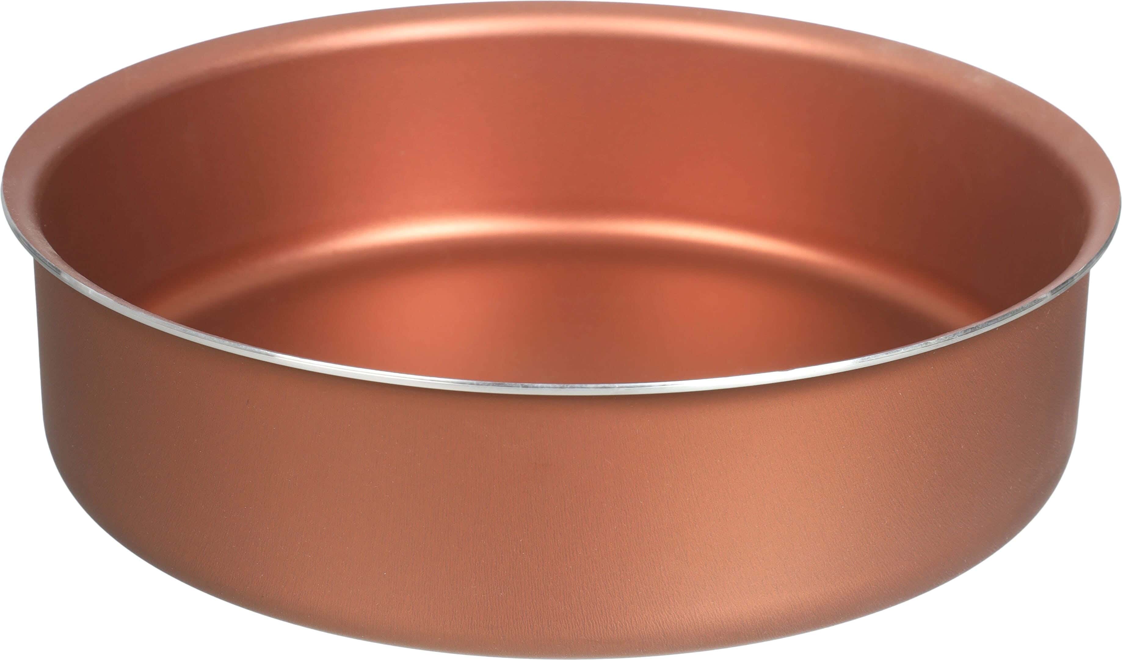 Trueval Teflon Oven Tray, 24 cm - Copper