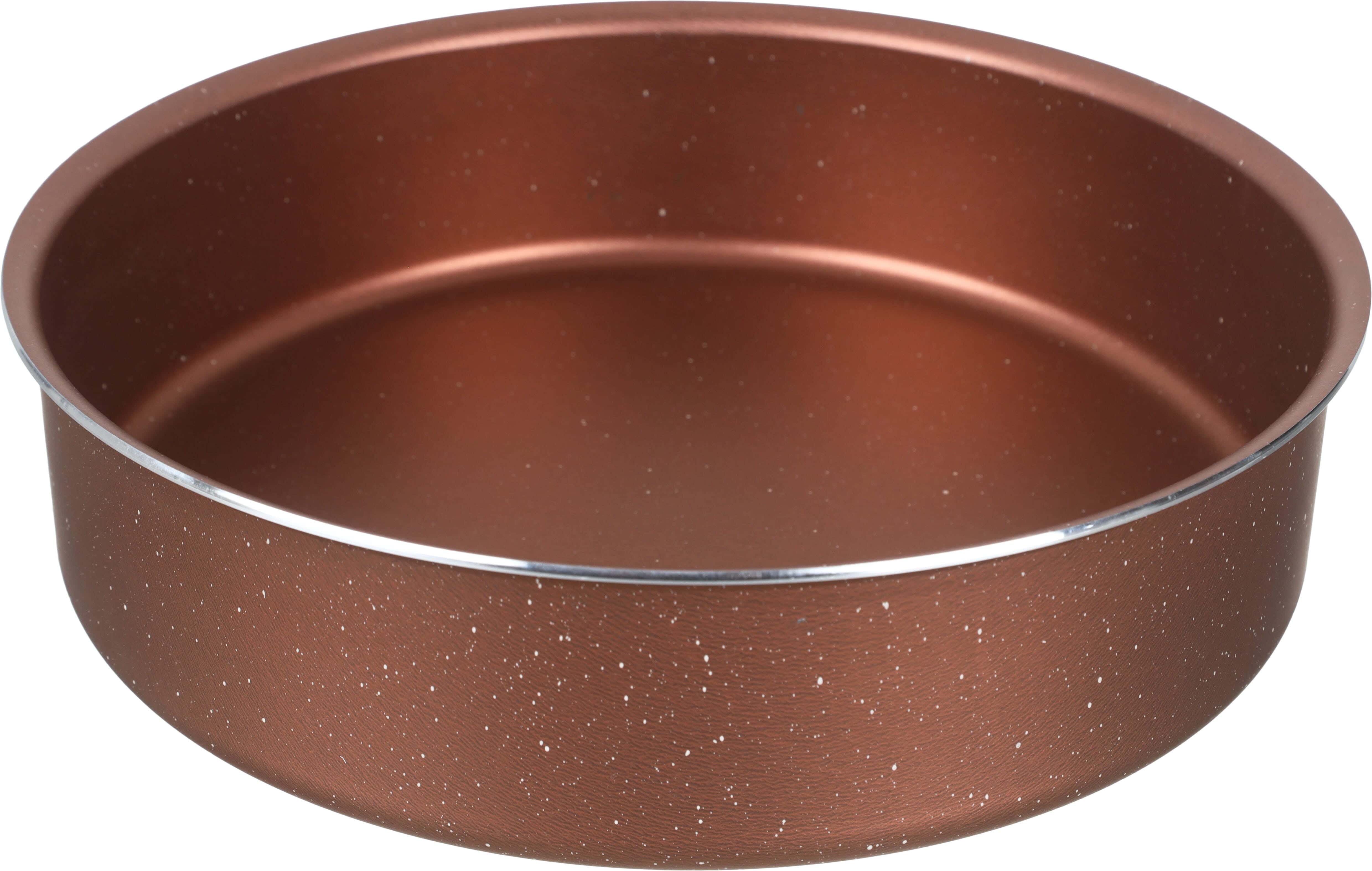 Trueval Teflon Oven Tray, 26 cm - Copper