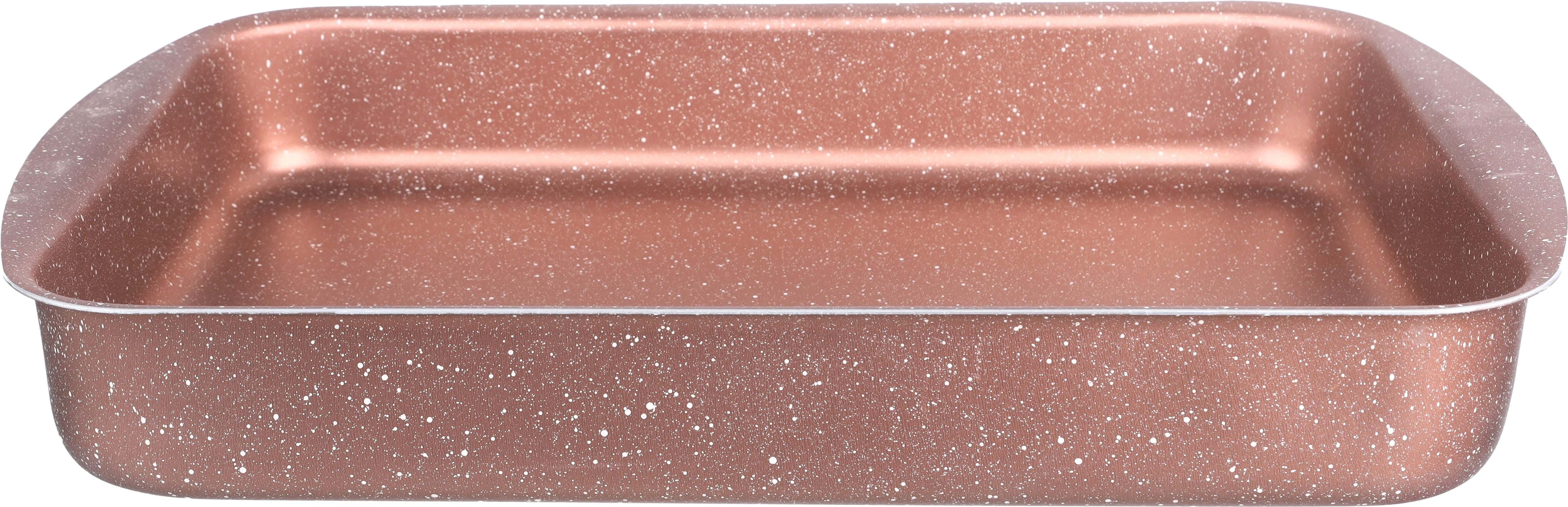 Trueval Teflon Oven Dish, 40 cm - Copper