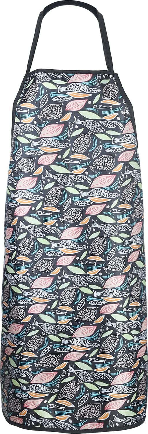 Al Alamiya Satin Kitchen Bib, 75×50 cm - Multicolor