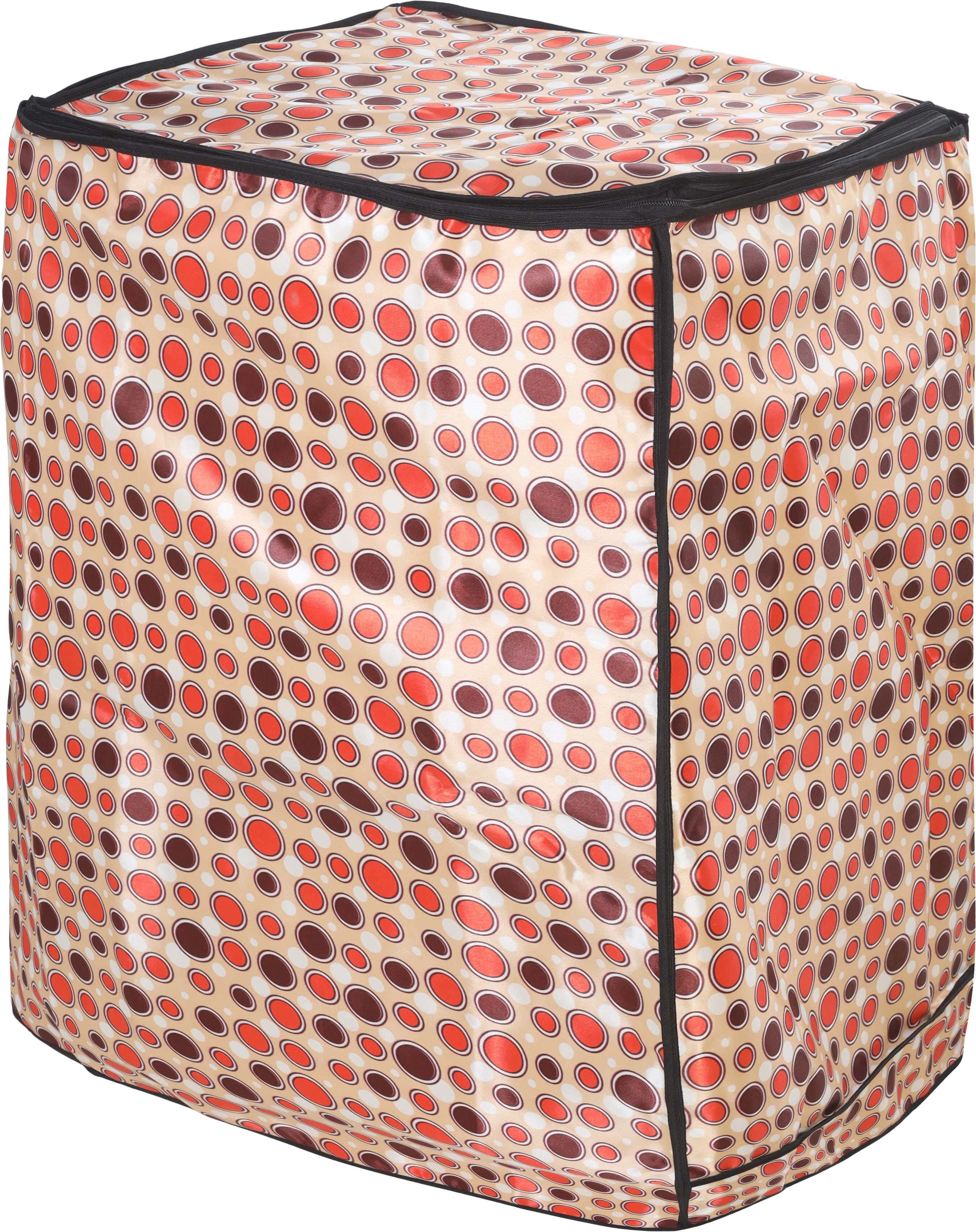 Al Alaamia Satin Top Loading Washing Machine Cover, 8 Kg - Multicolor