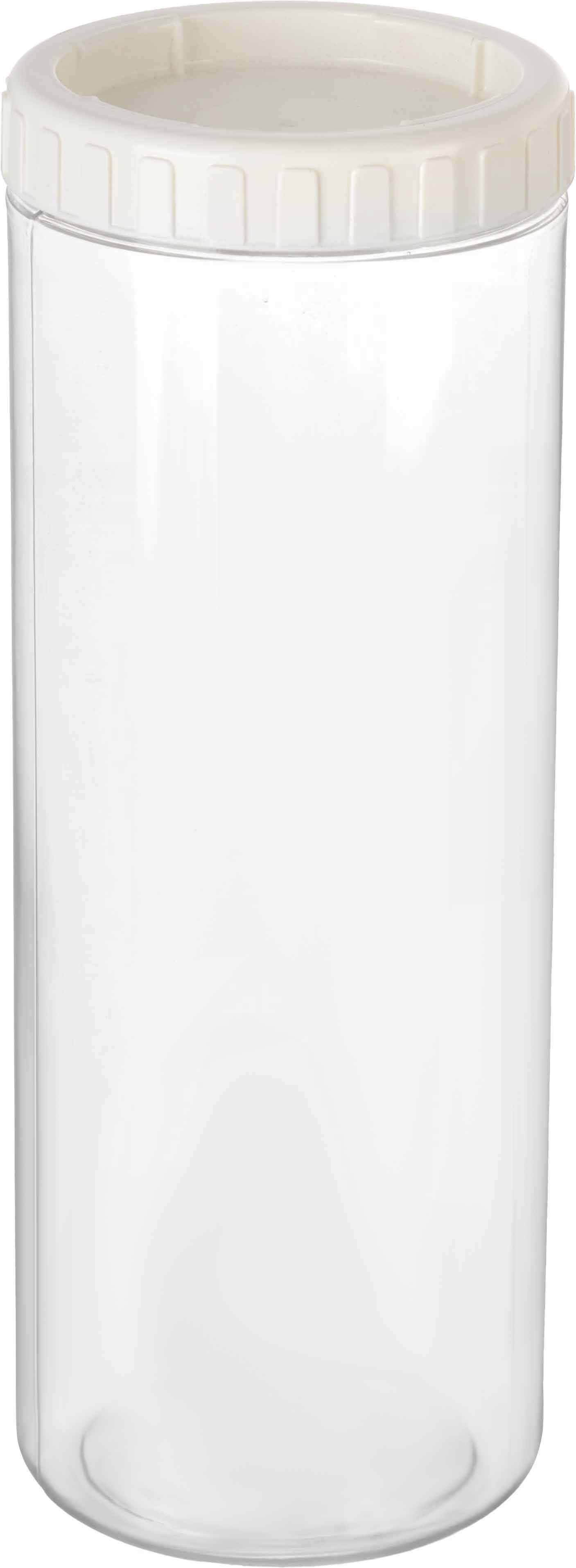 LocknLock Plastic Water Bottle, 1.6 Litres - Clear White