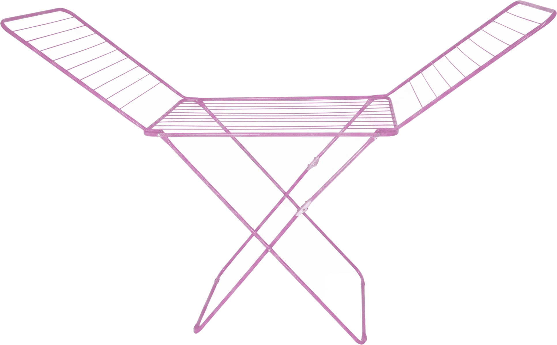 Malik Star Metal Laundry Dryer, 75×265 cm - Pink
