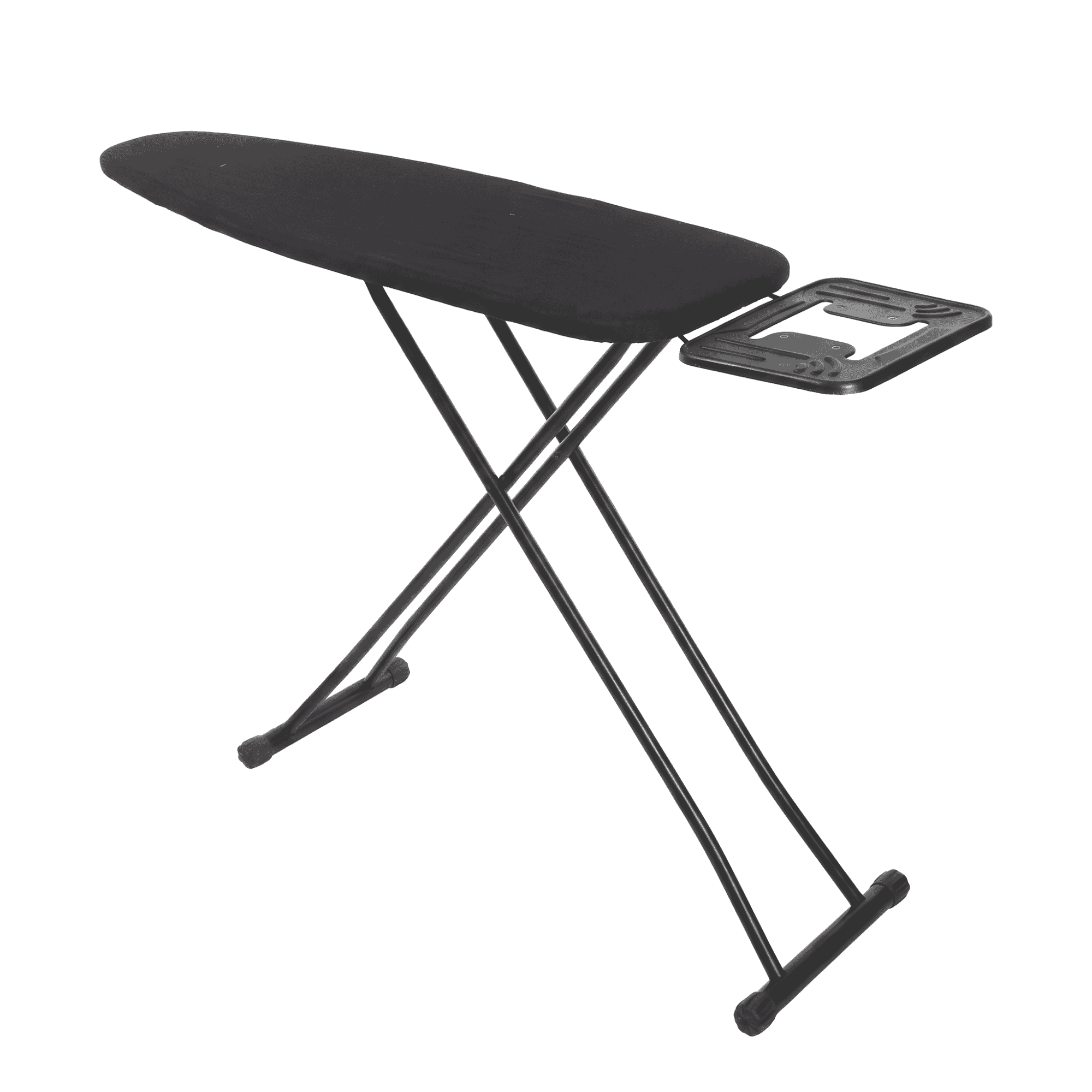 Sara Foldable Metal Iron Table, 142×45×105 cm, 6 Levels - Black