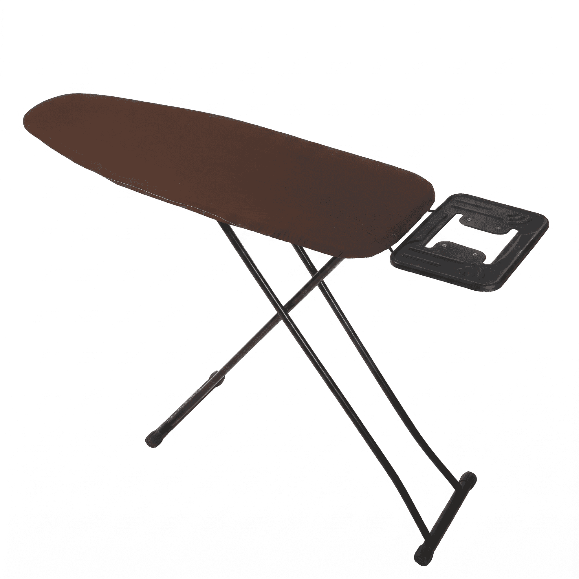 Sara Foldable Metal Iron Table, 142×45×105 cm, 6 Levels - Brown