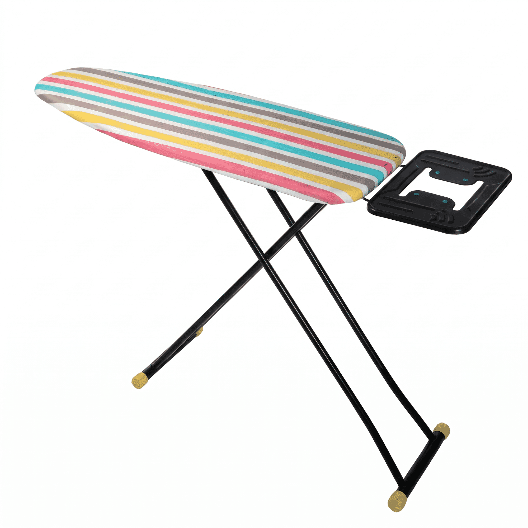 Sara Foldable Metal Iron Table, 142×45×105 cm, 6 Levels - Multicolor