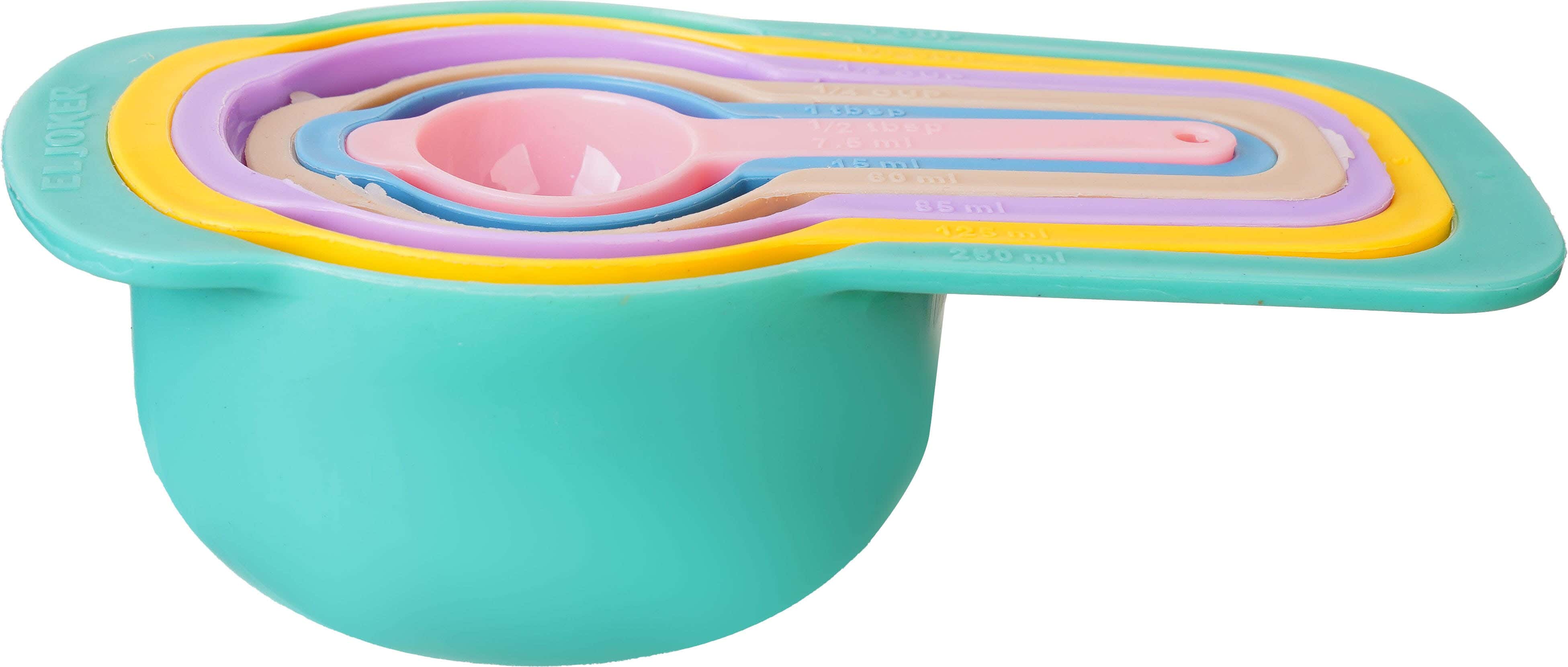 Falmer Plastic Measuring Set, 6 Pieces - Multicolor