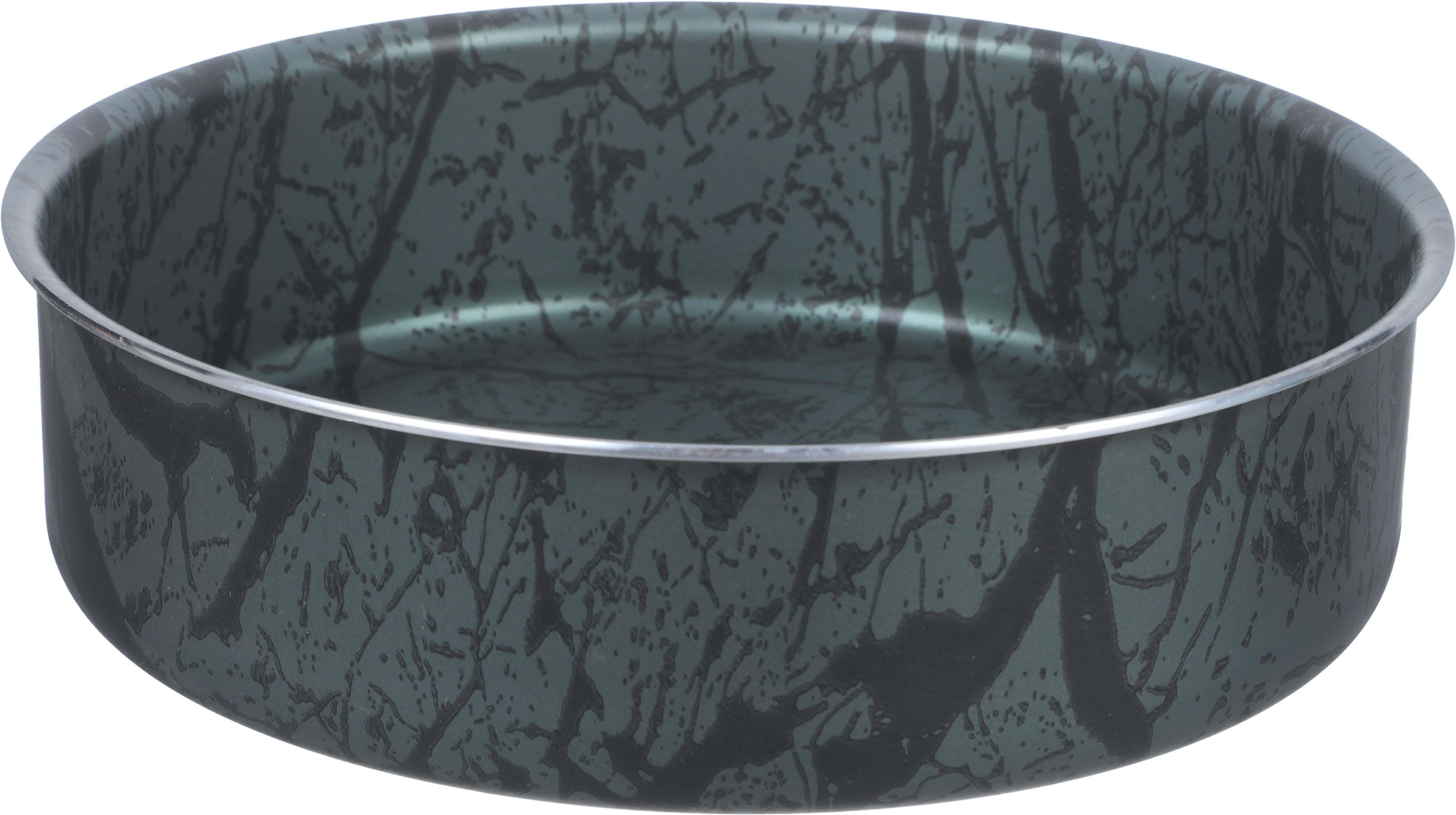 Trueval Teflon Oven Tray, 22 cm - Green Black