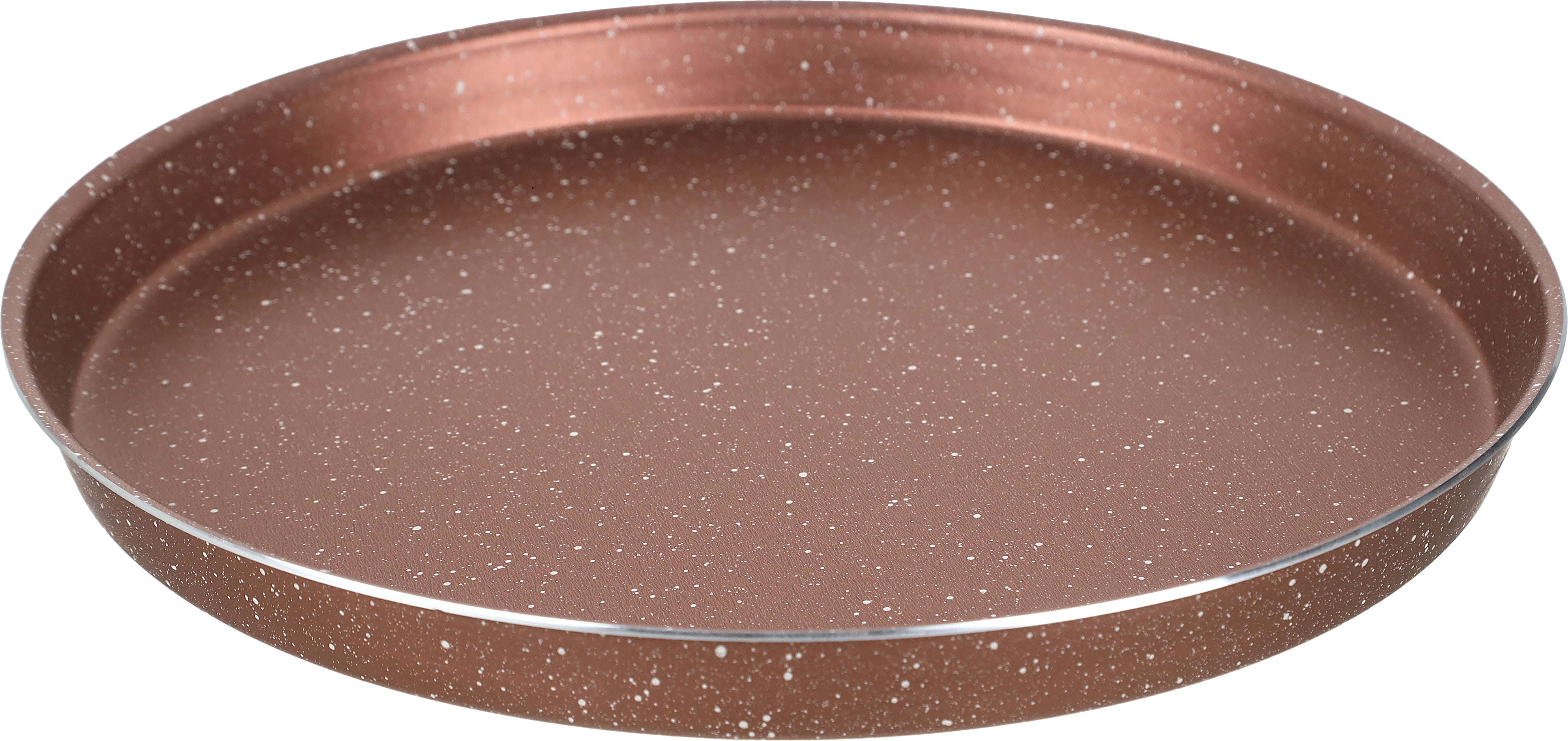 Trueval Teflon Pizza Tray, 28 cm - Copper