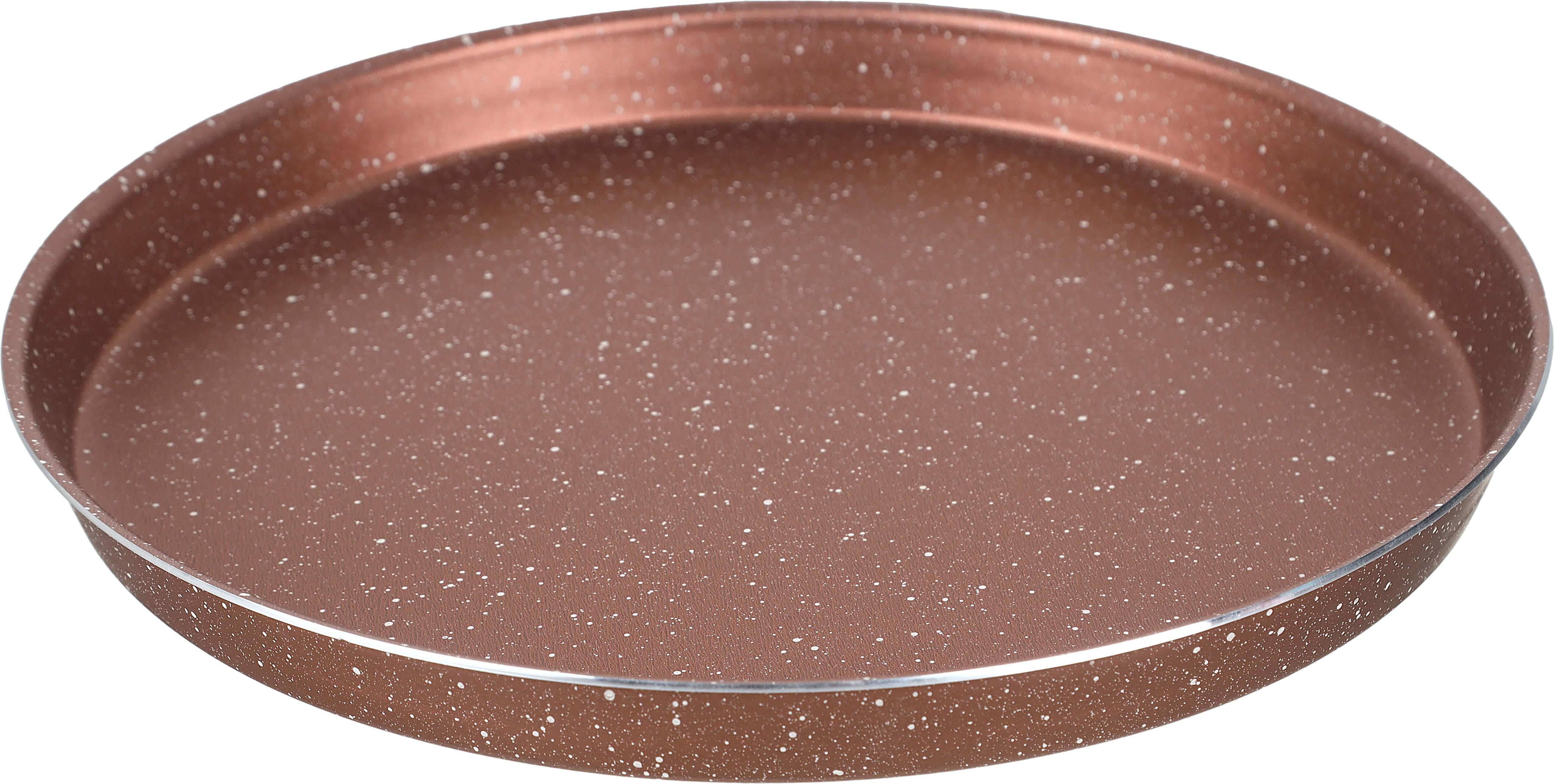 Trueval Teflon Pizza Tray, 30 cm - Copper