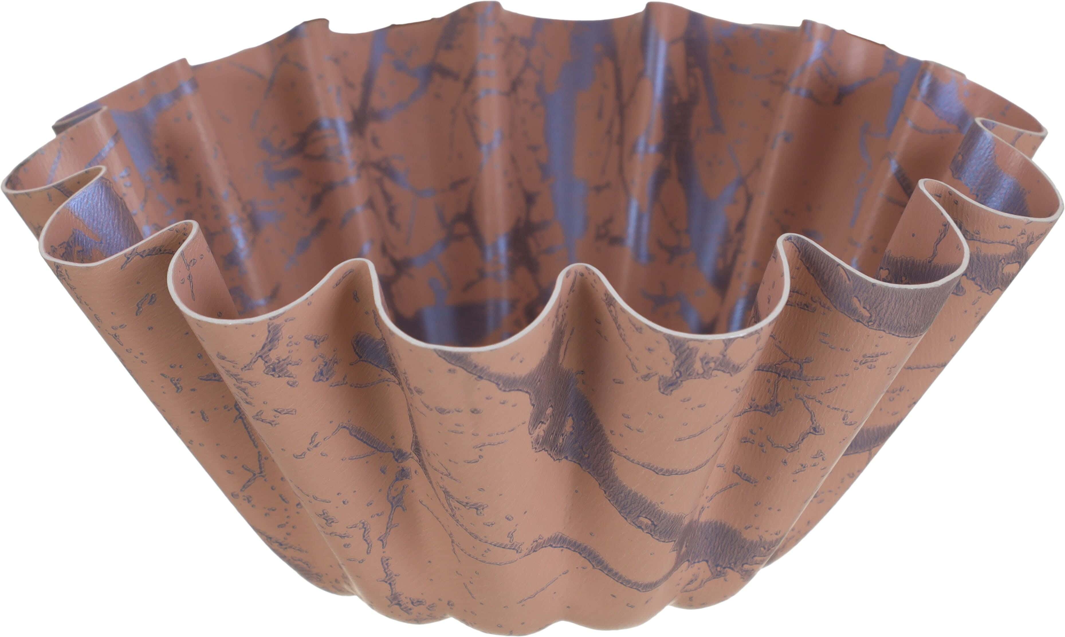 Trueval Teflon Brioche Mold, 18 cm - Beige Blue
