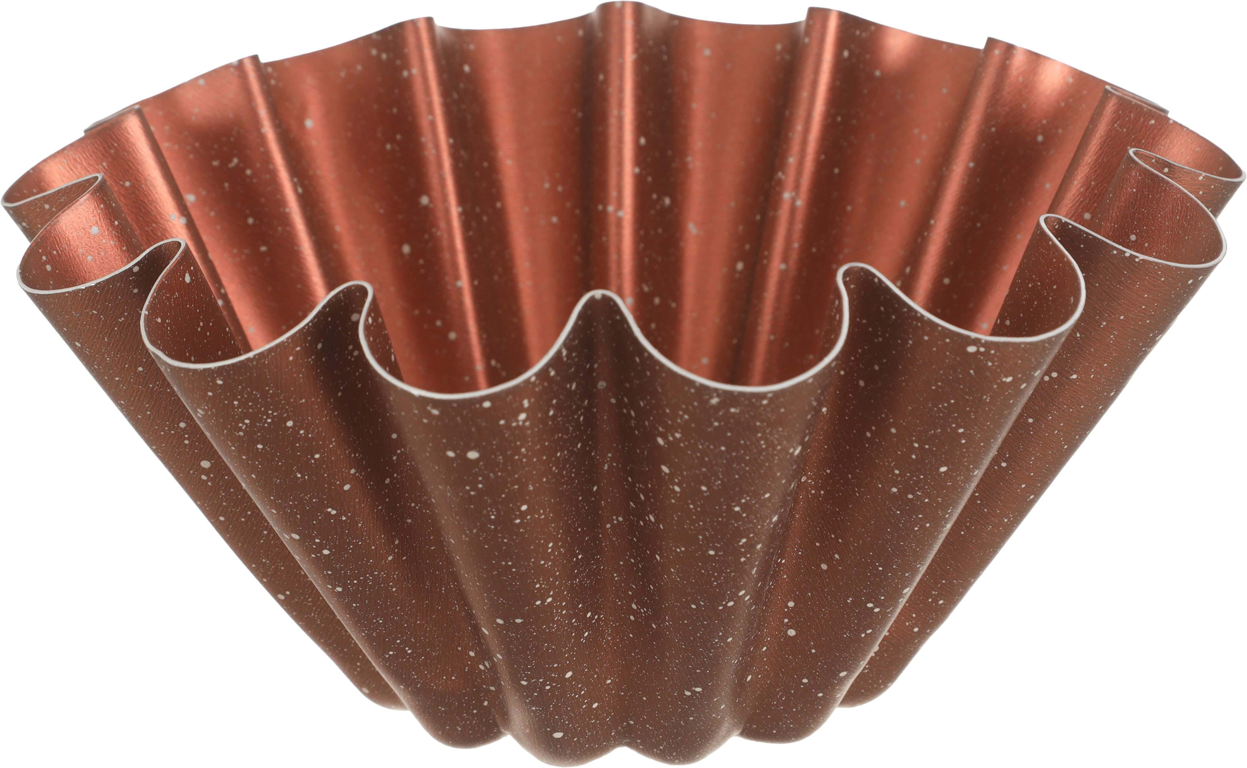 Trueval Teflon Cake Mold, 22 cm - Copper