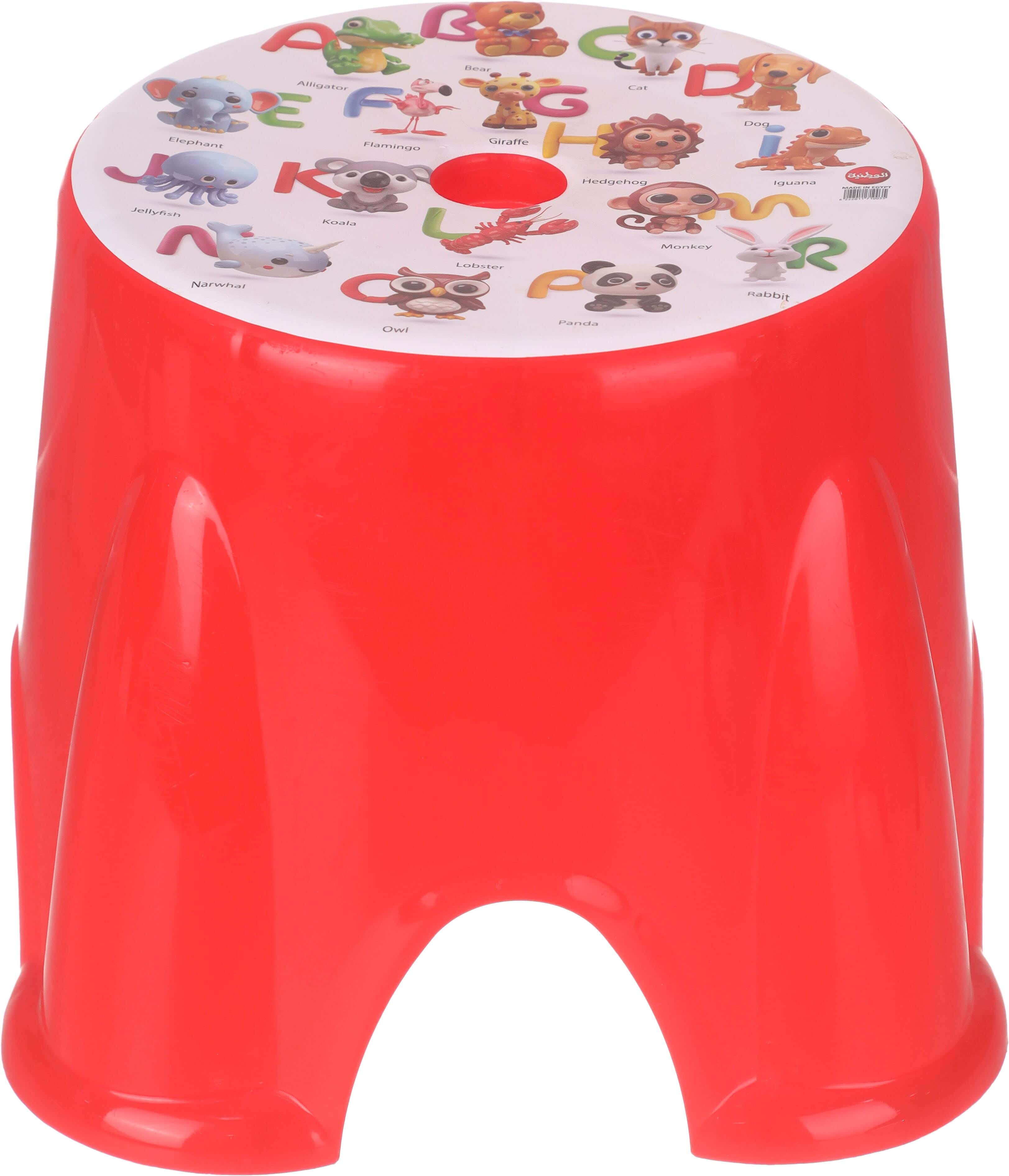 Al Wataneya Plastic Chair for Kids, 22 cm - Red
