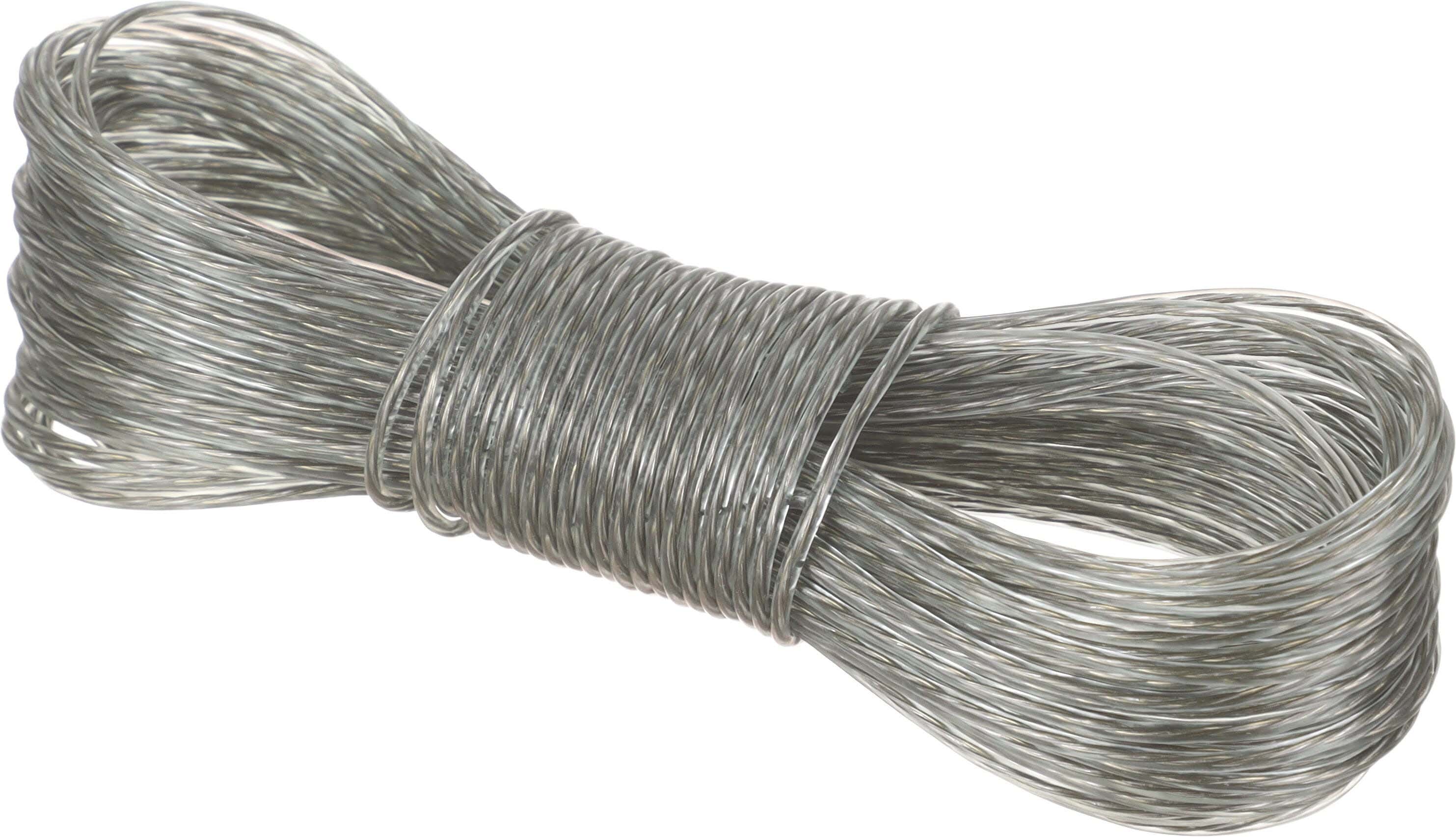 El Cheef Coated Metal Clothesline, 20 meter, approximately 140 grm - Dark Grey