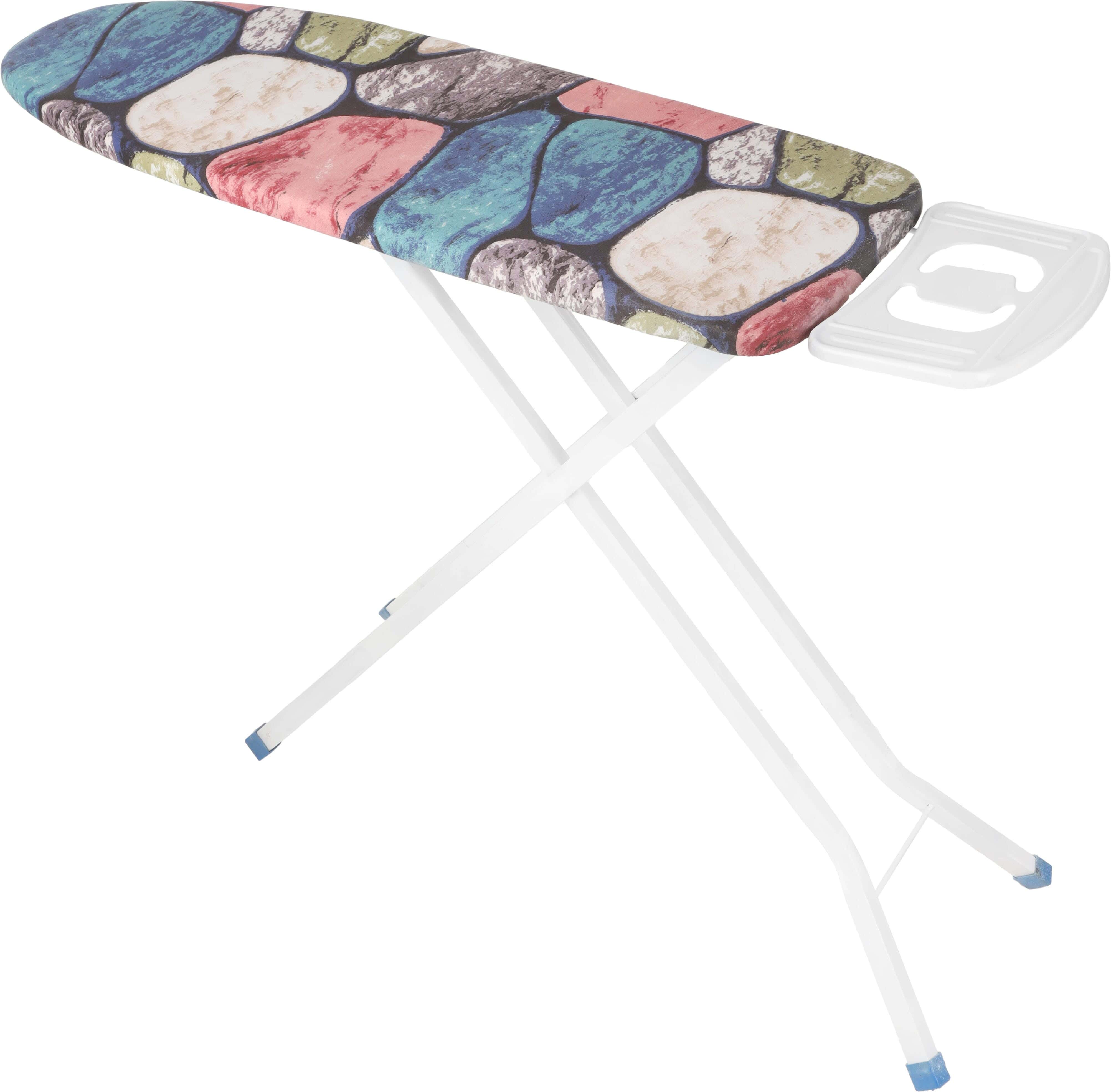 Sara Foldable Metal Iron Table, 140×38×105 cm, 7 Levels - Multicolor
