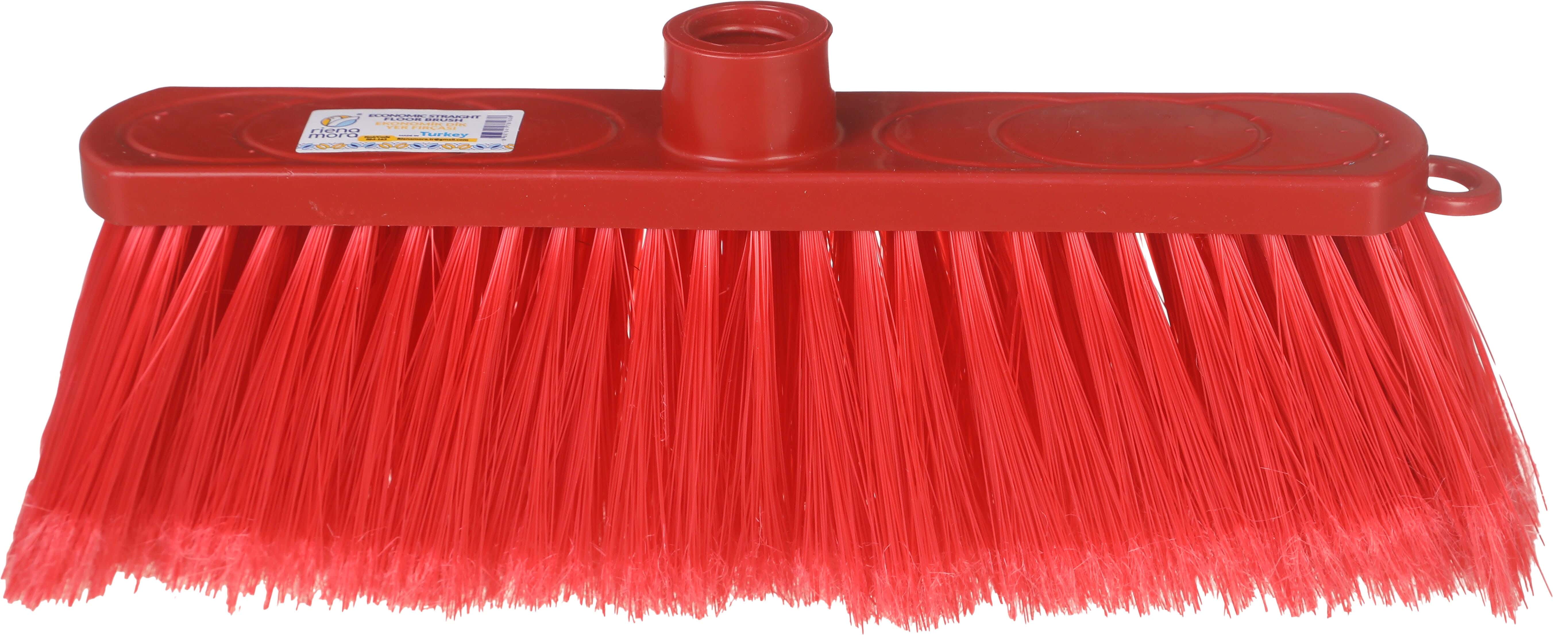 Rienamora Plastic Floor Cleaning Brush, 25 cm - Red