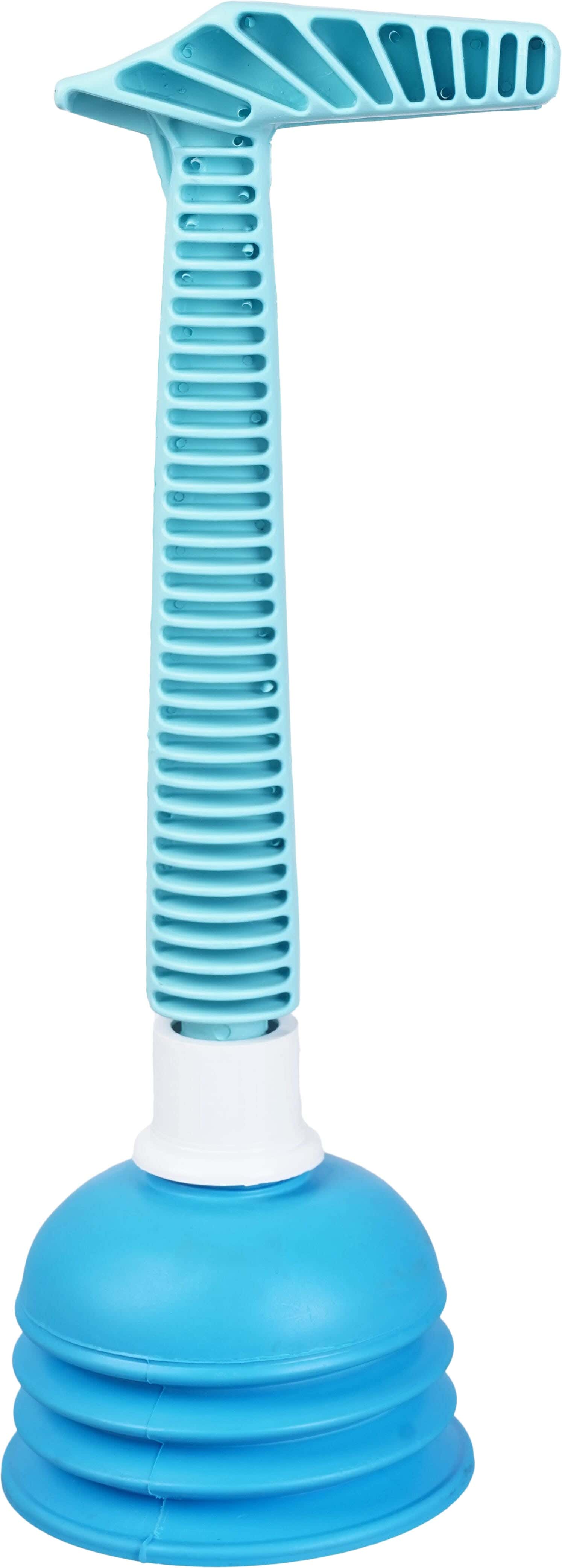 El Helal & Star Plastic Plunger, 33 cm - Blue White