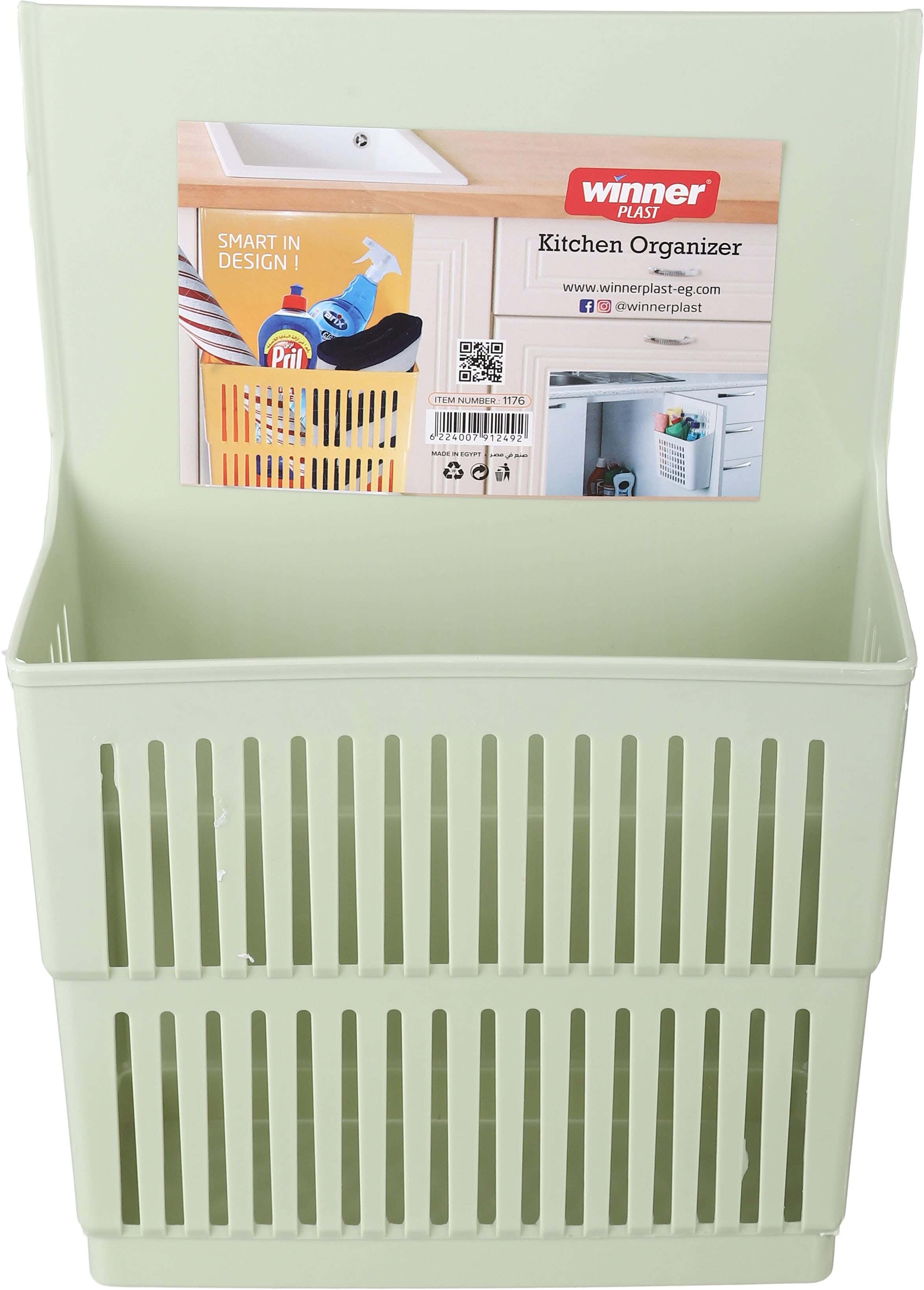 Winner Plast Kitchen Tools Stand, 24×9×35 cm - Olive