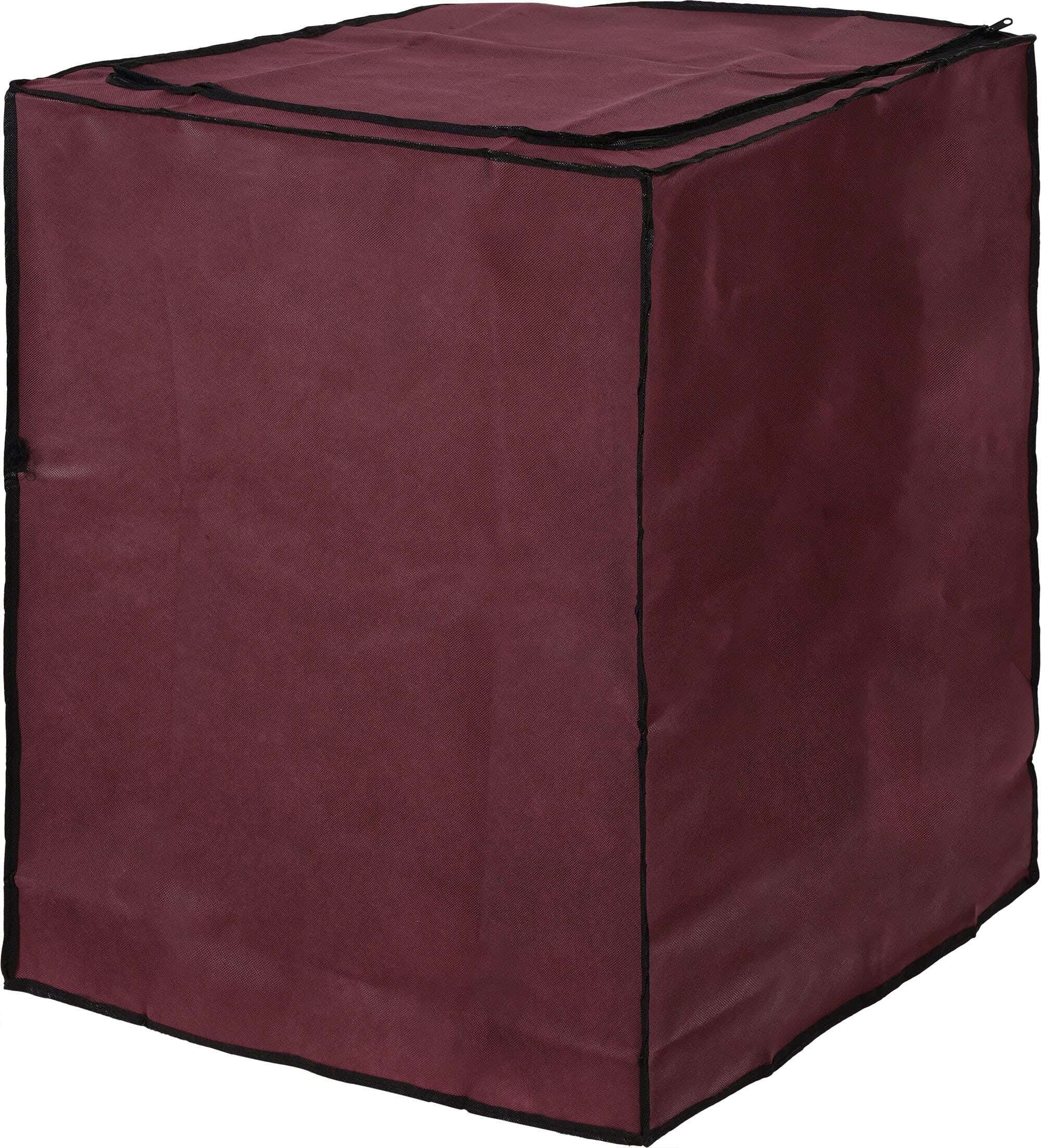 Beba Satin Top Automatic Washing Machine Cover, 10 kg - Dark Red