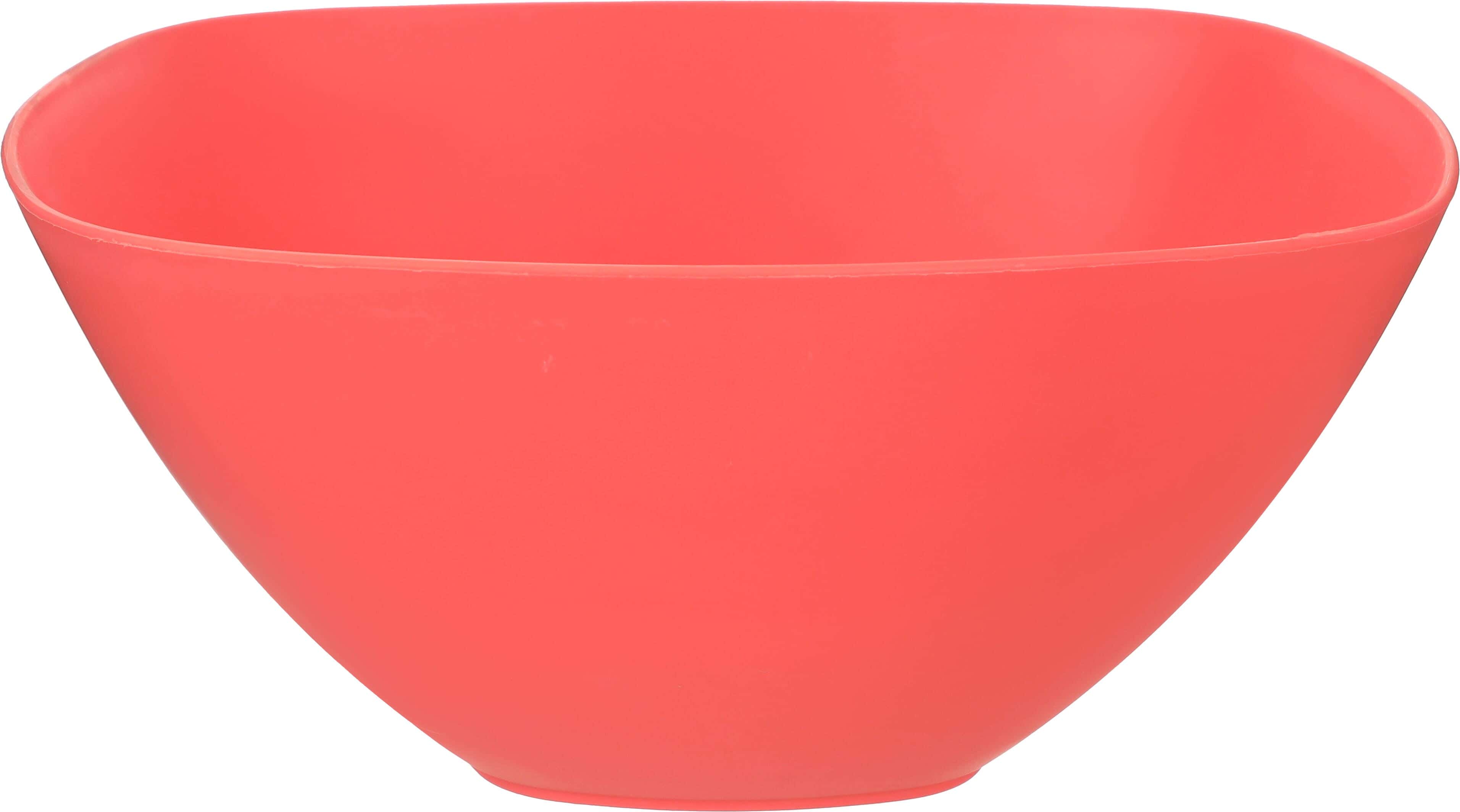 El Hoda Plastic Deep Bowl, 4 Liter - Light Orange