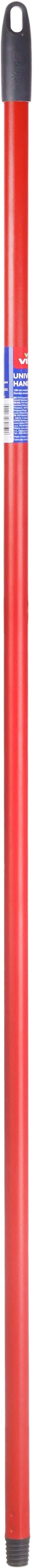 Vileda Metal Broom Handle, 130 cm - Red