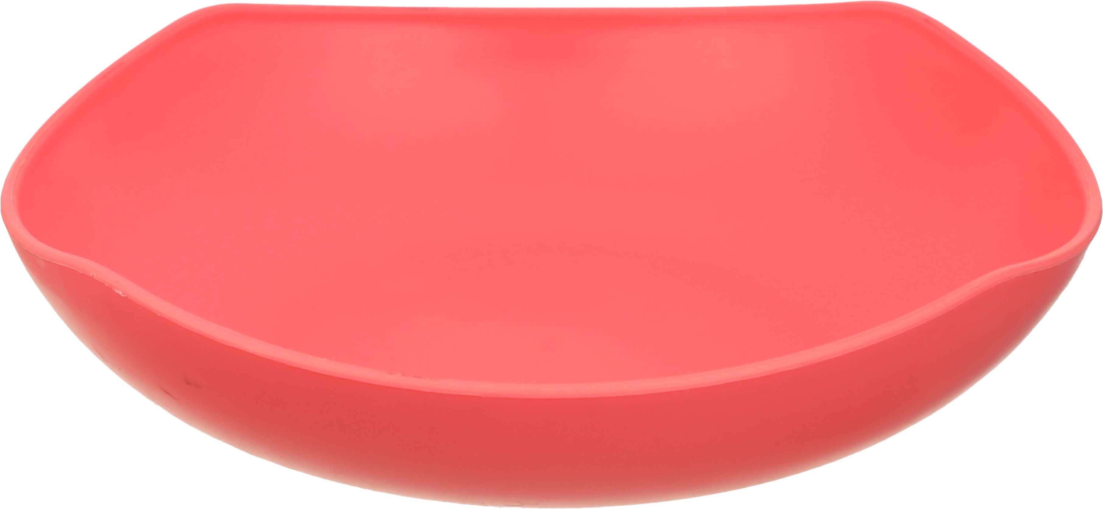 El Hoda Plastic Fruit Plate, 20 cm - Pink