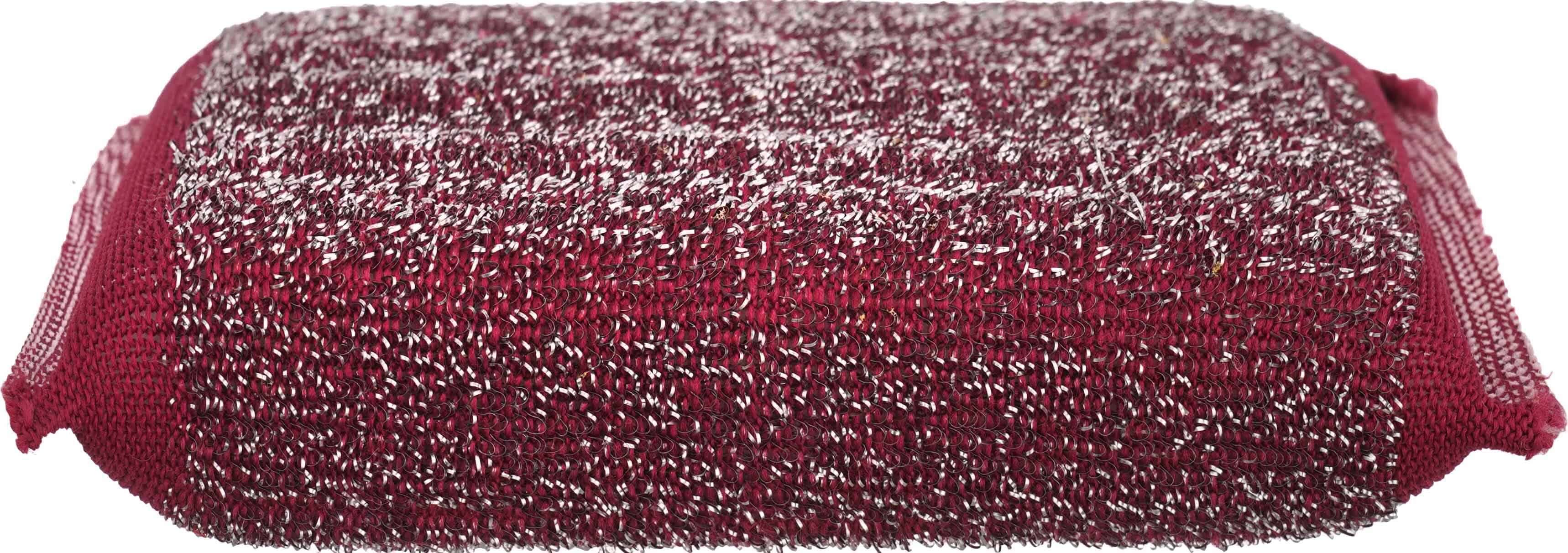 Beba Cleaning Sponge, 15×8 cm - Dark Red