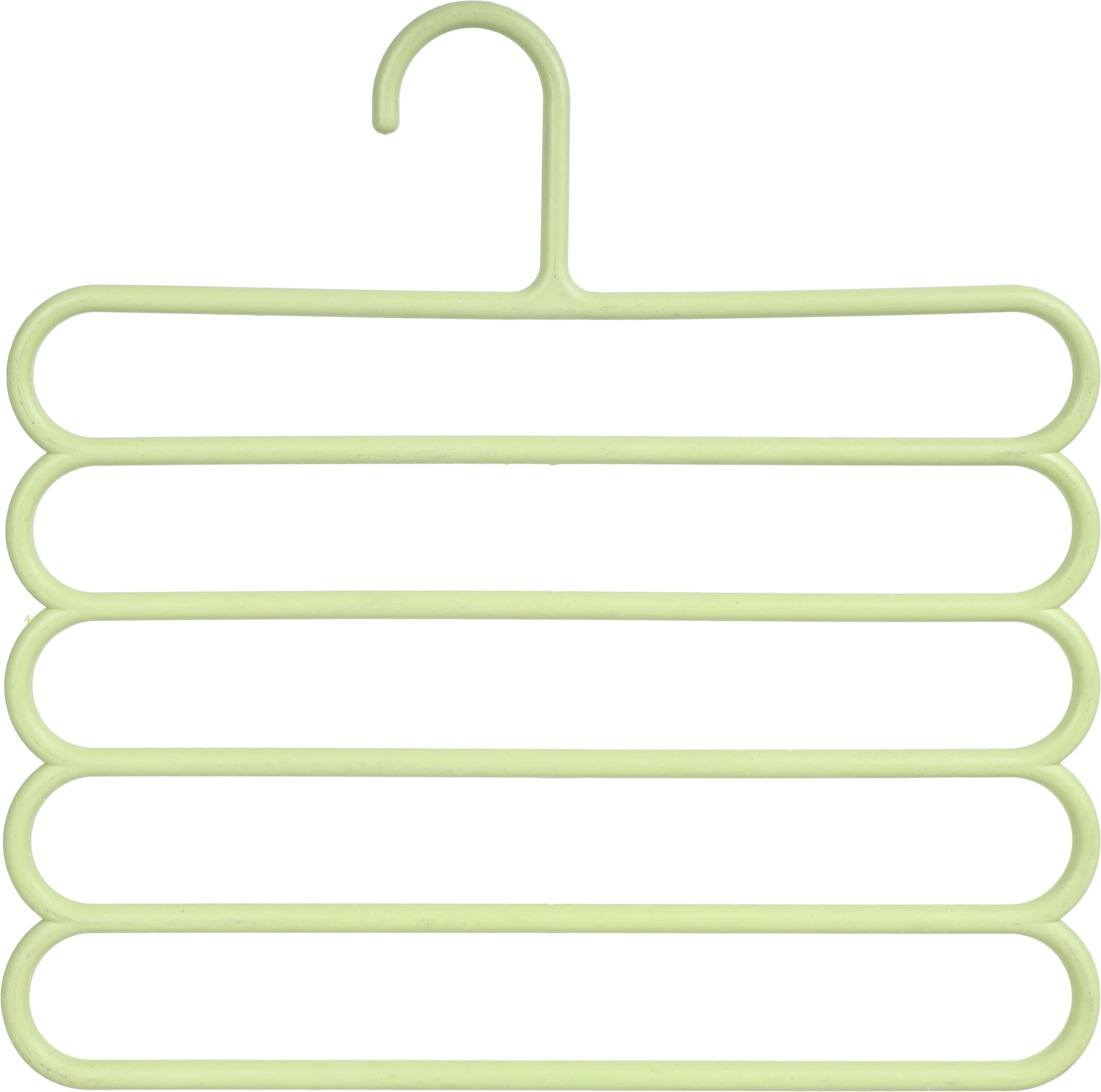 Plastic Pants Hanger, 5 Levels, 32×23 cm - Lemon