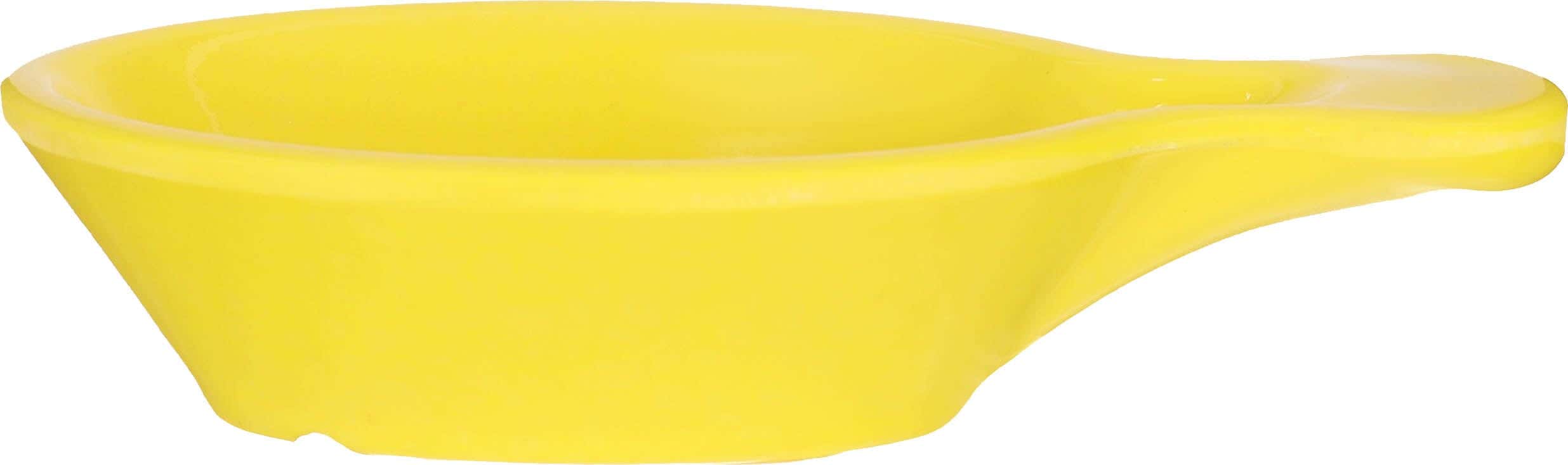 Melamine Sauce Spoon, 12×6 cm - Yellow