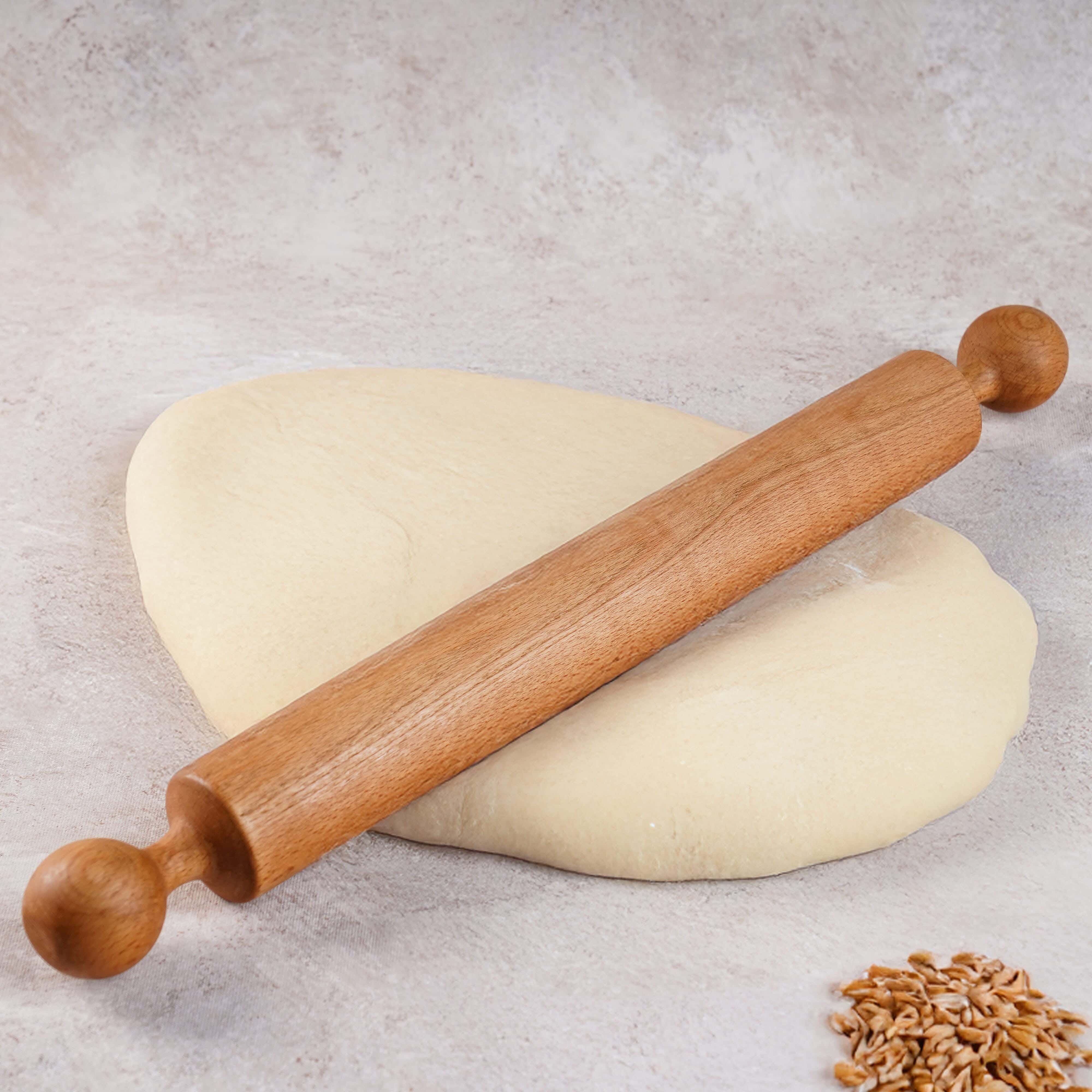 Rolling Pin Beech wood, 50 cm - Wooden