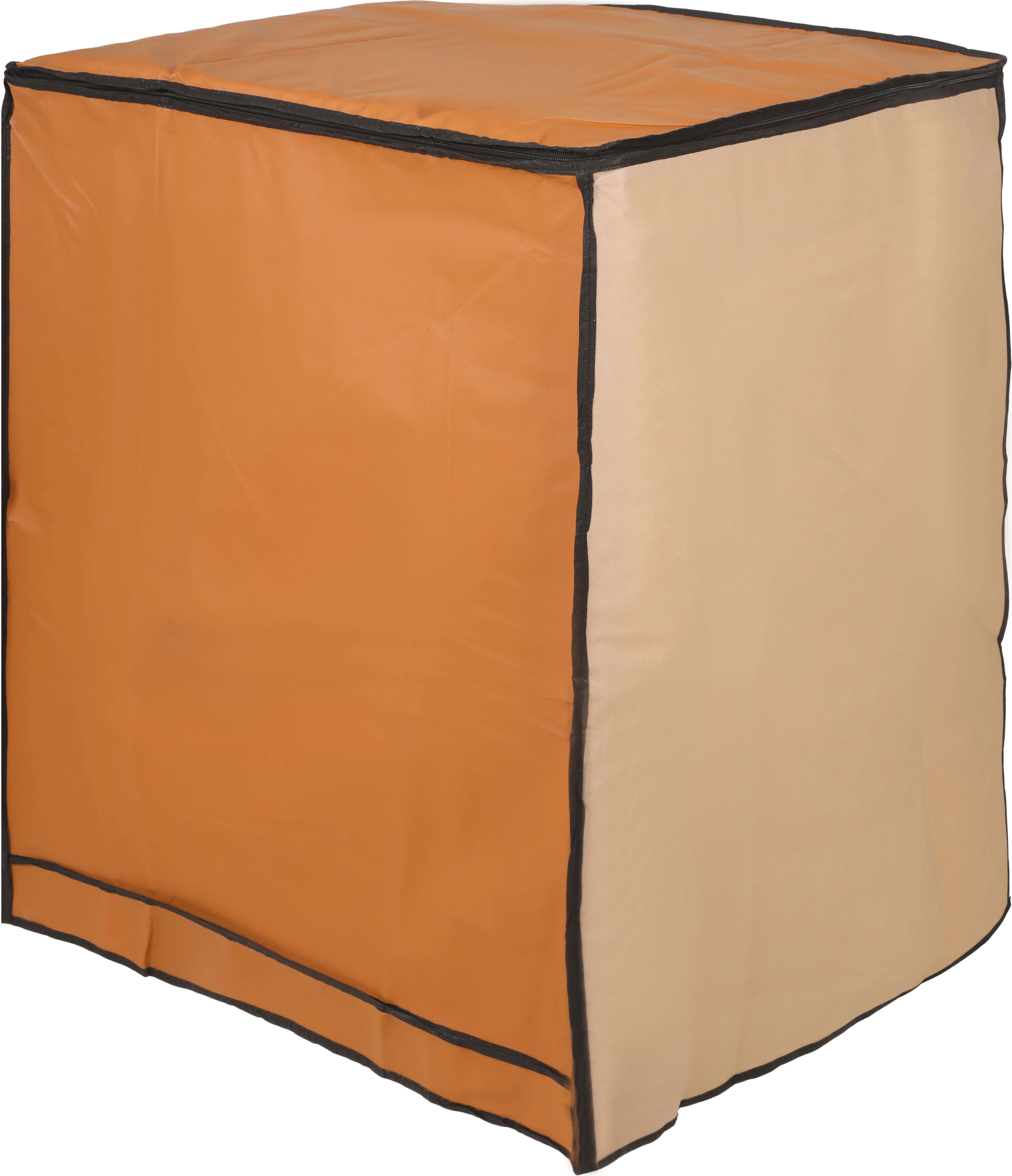 Al Alaamia Leather Top Loading Washing Machine Cover, 10/11/12 Kg - Havana