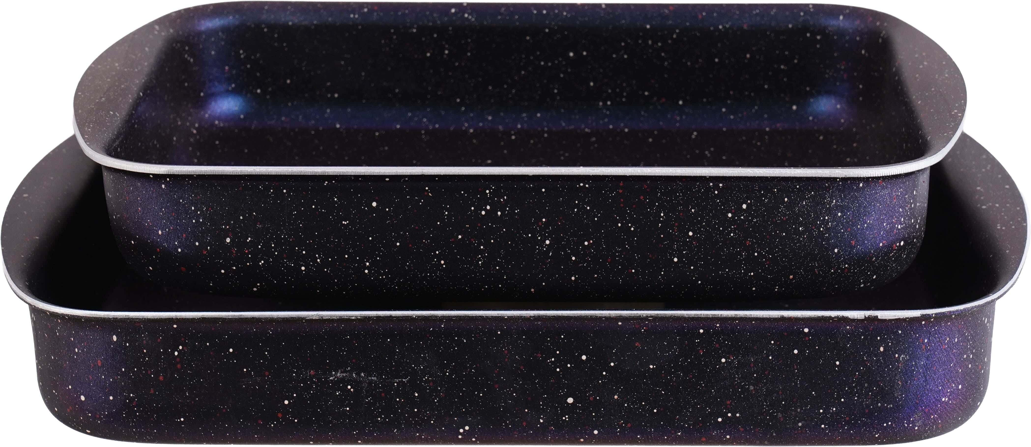 Trueval Teflon Oven Dish Set, 2 Pieces - Navy