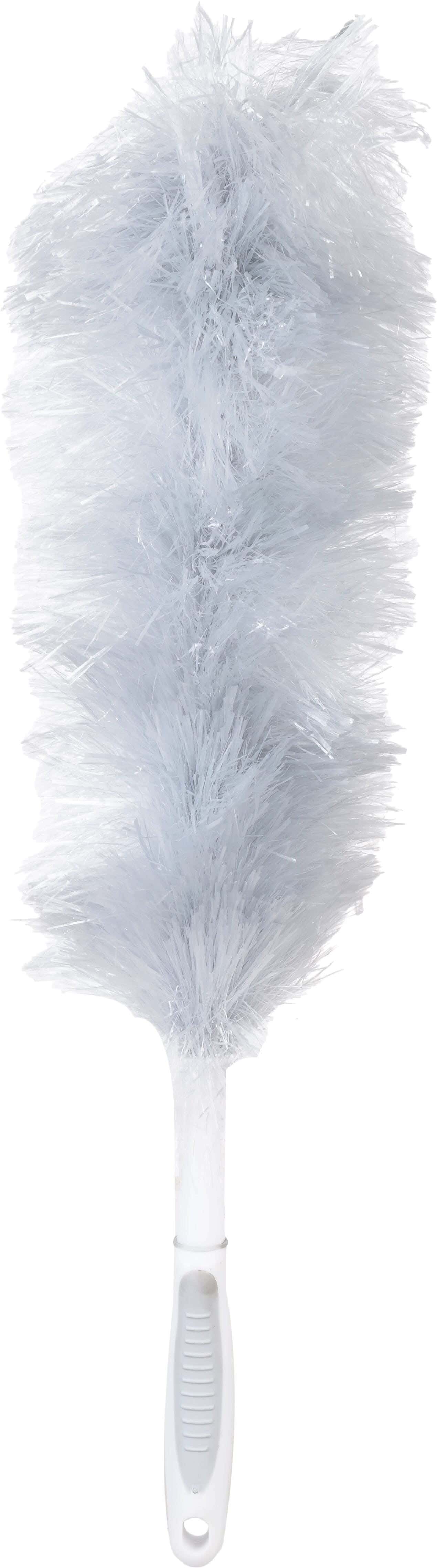 Liao Plastic Handle Cleaning Feather, 55 cm - White Grey