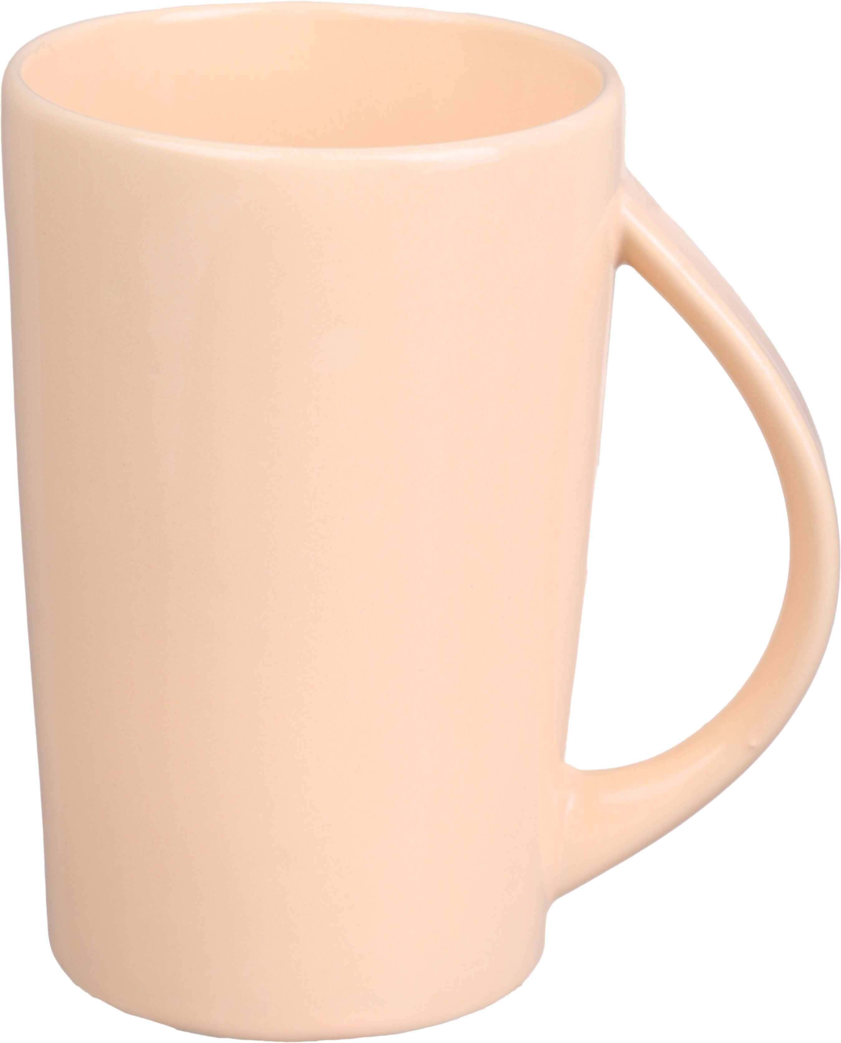 Porcelain Mug, 350 ml - Light Orange