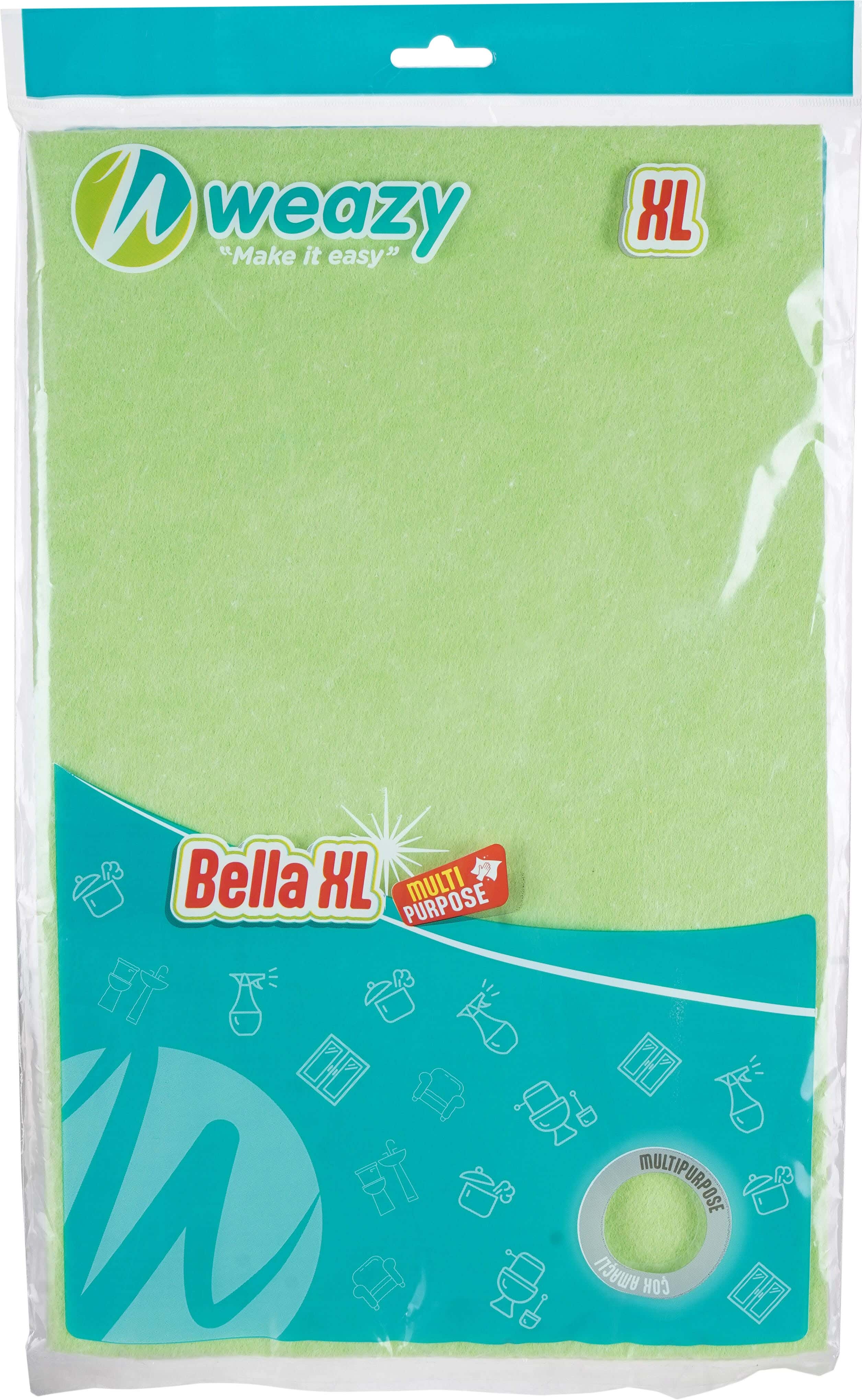 Weazy Multipurpose Fabric Towel, 40×50 cm - Green