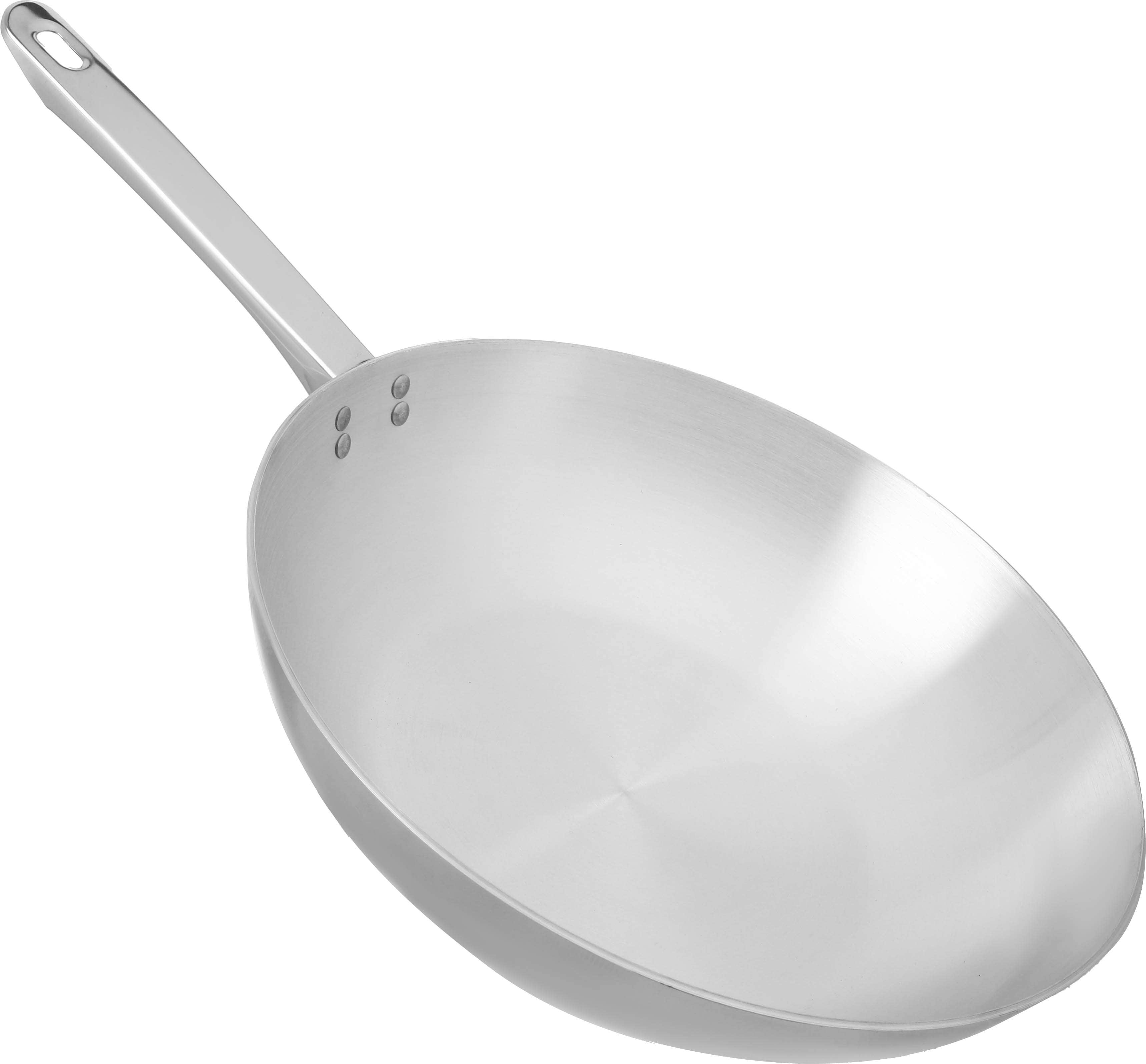 El Zenouki Deep Aluminum Fryer, 32 cm - Silver