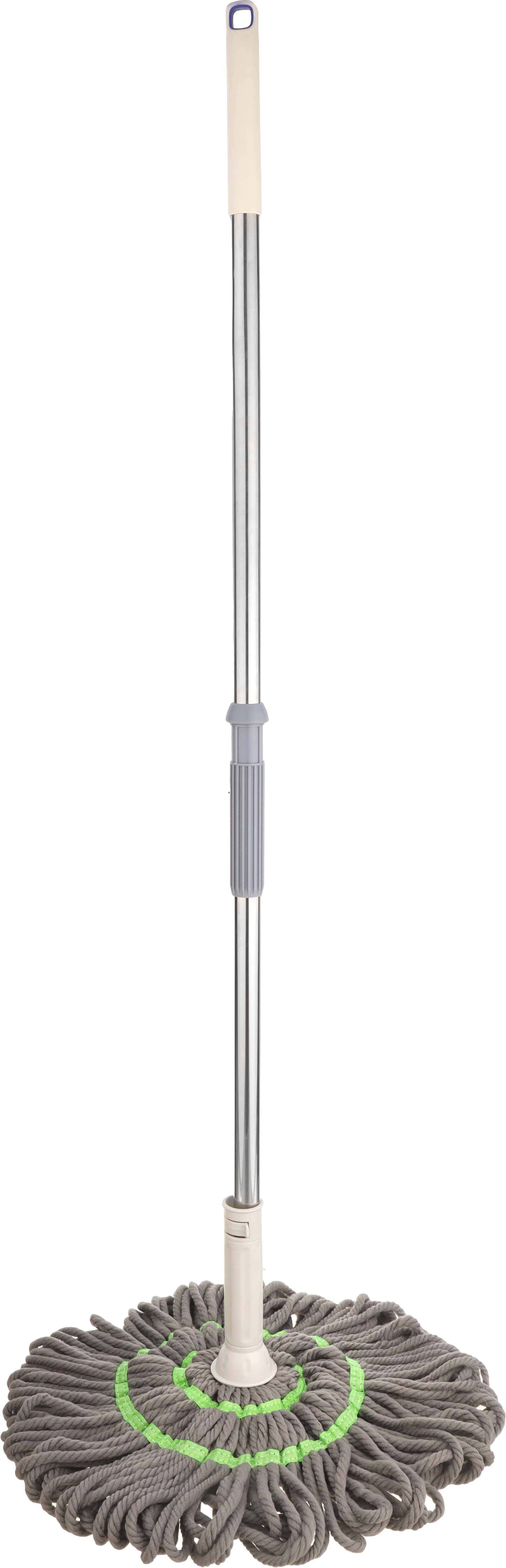 Cotton Replacement with Metal Handle, 120 cm - Grey