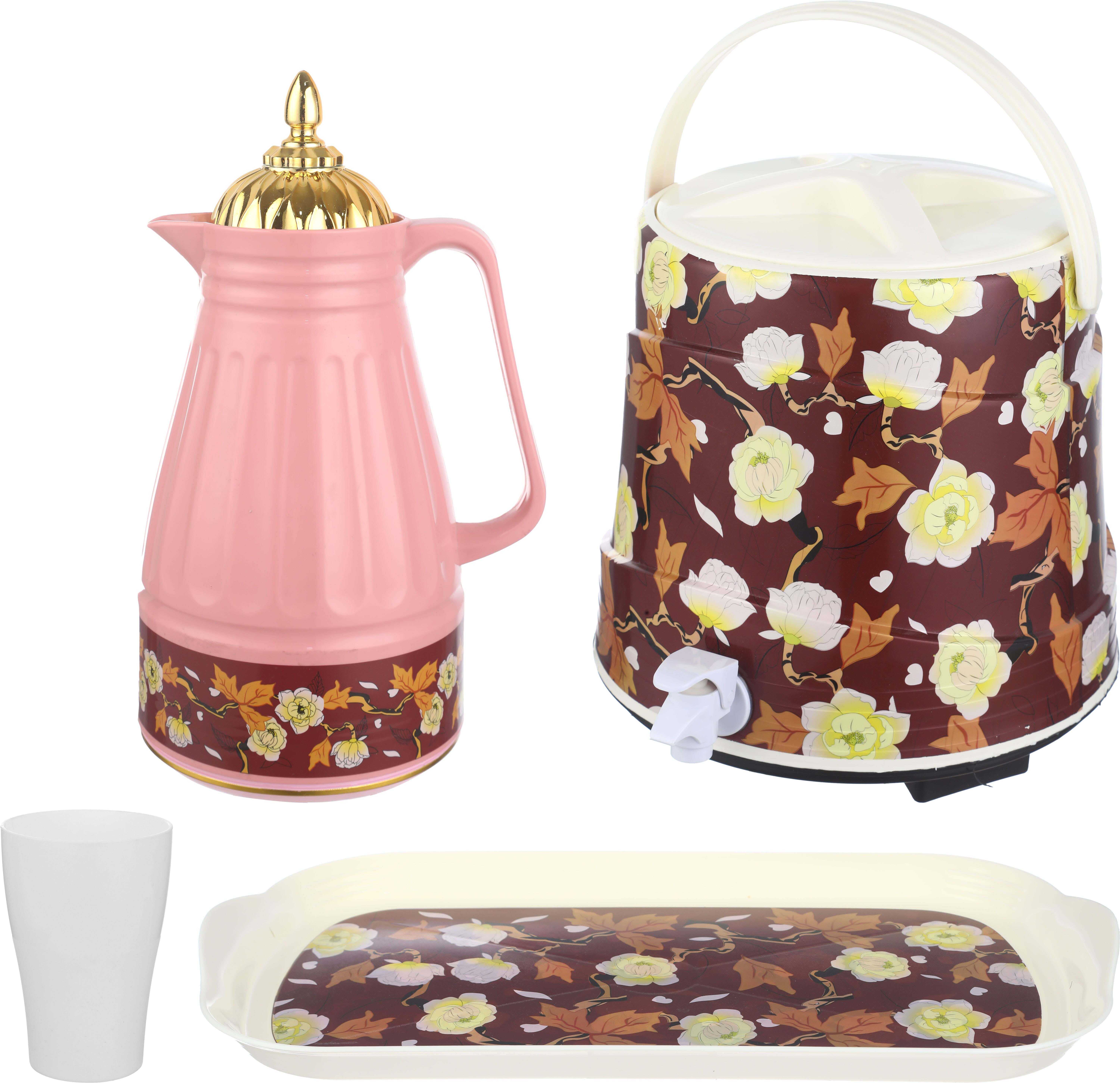 Dream Plastic Travel Set, 9 Pieces - Multicolor