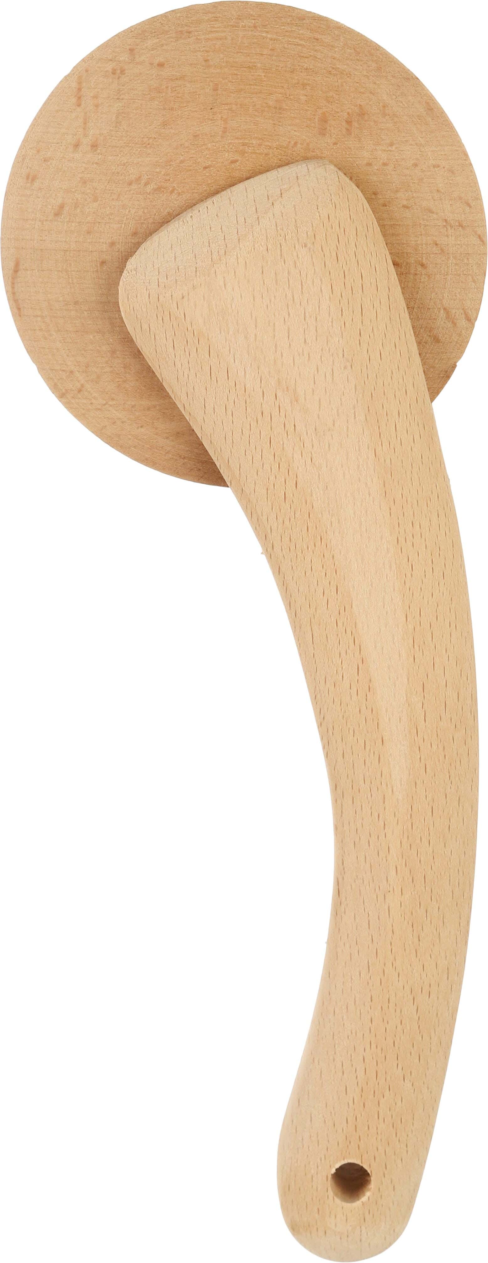 elsaudi Wooden Pizza Slicer with Handle, 23 cm - Wooden