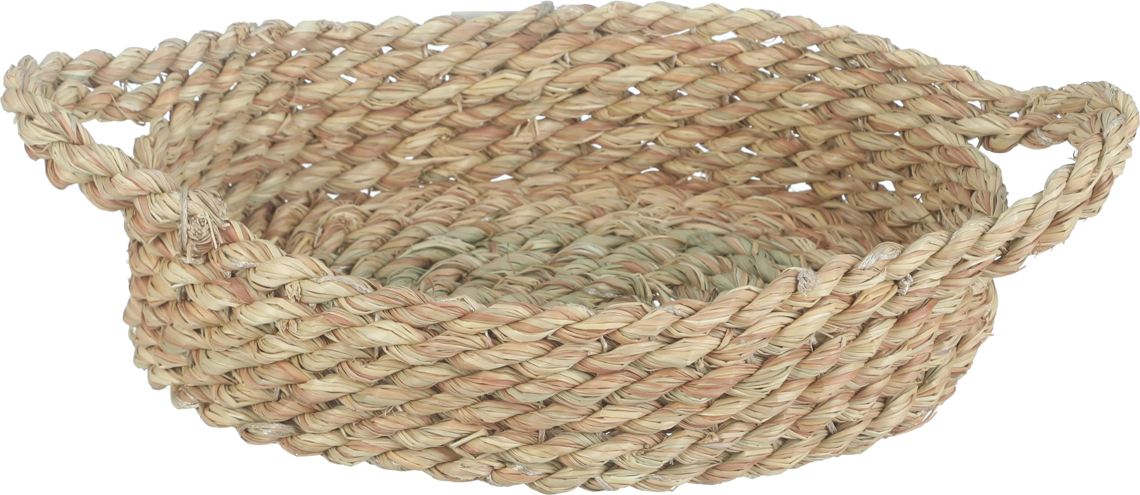 RoseWood Halfa Bowl with Multi-Use Handle, 22×8 cm - Beige